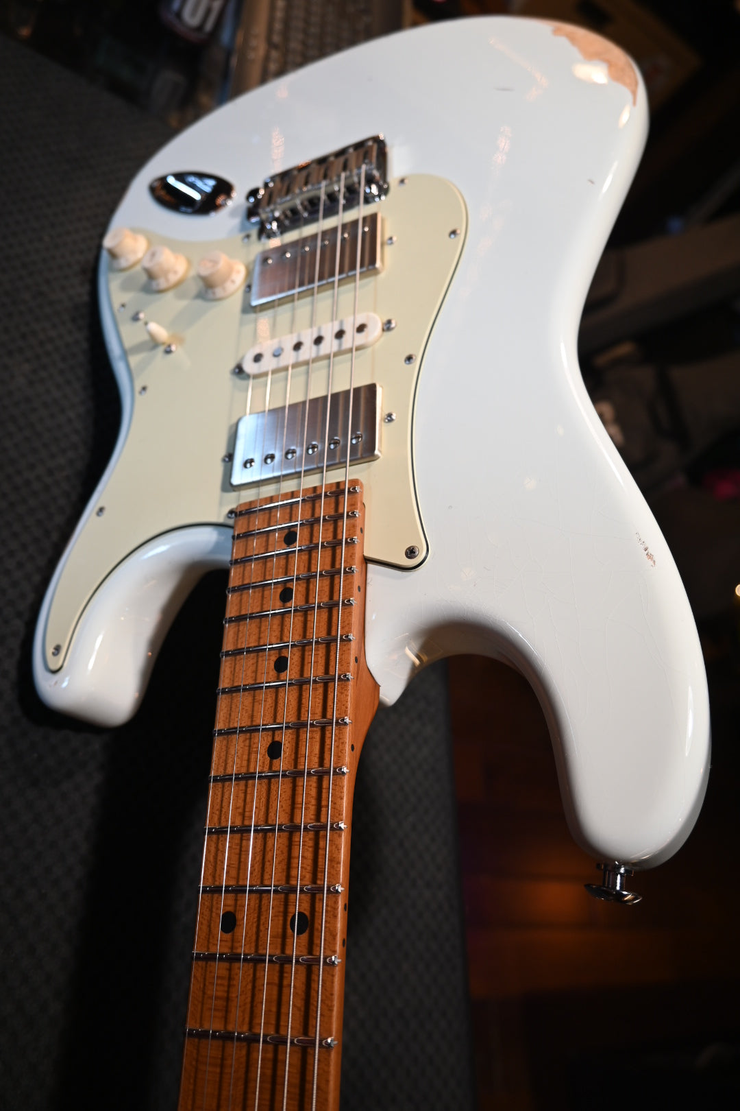 Suhr Ian Thornley Signature Classic S Antique - Sonic White Guitar #2251 - Danville Music