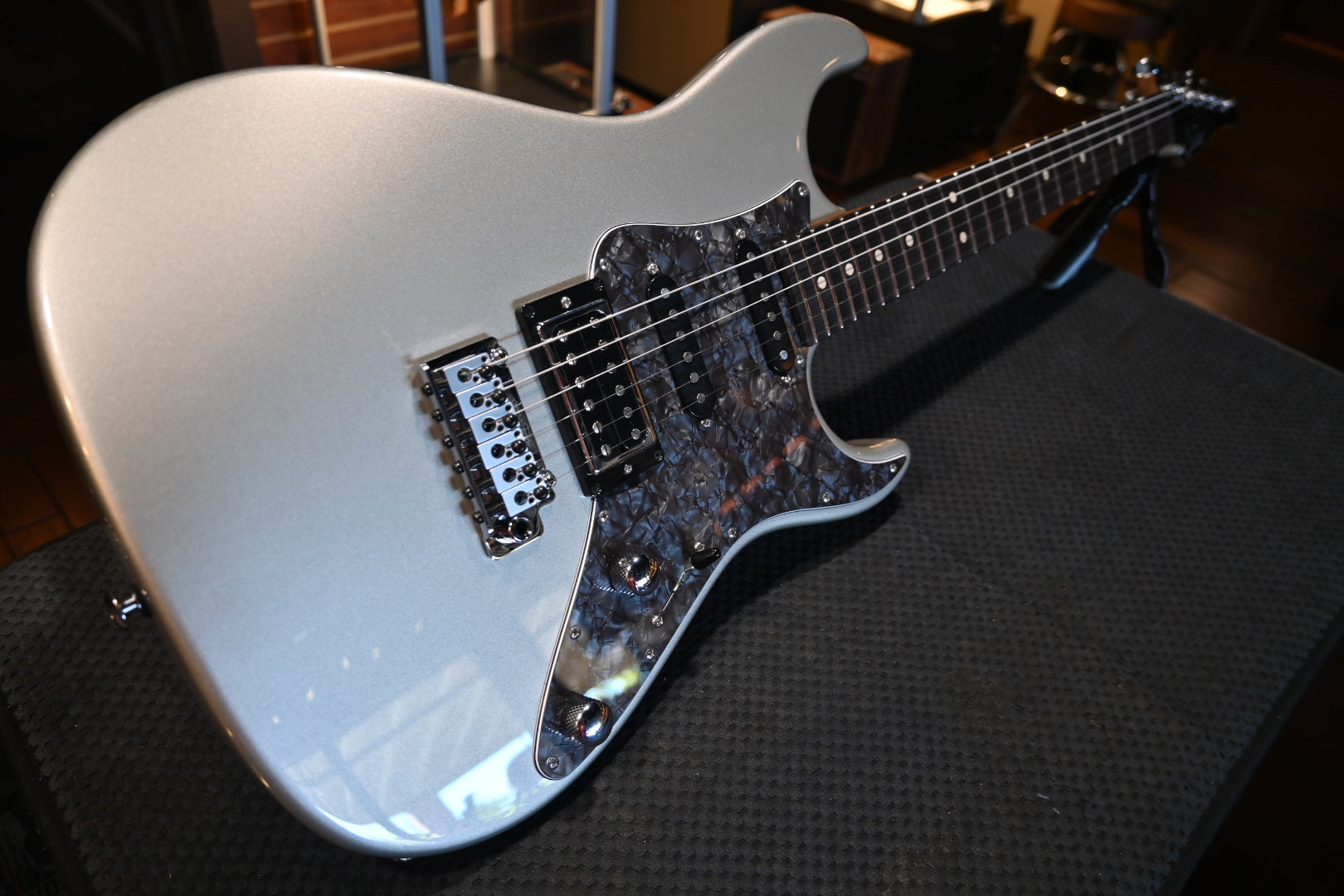 Suhr Pete Thorn Signature Series Standard HSS - Inca Silver Guitar #6879 - Danville Music