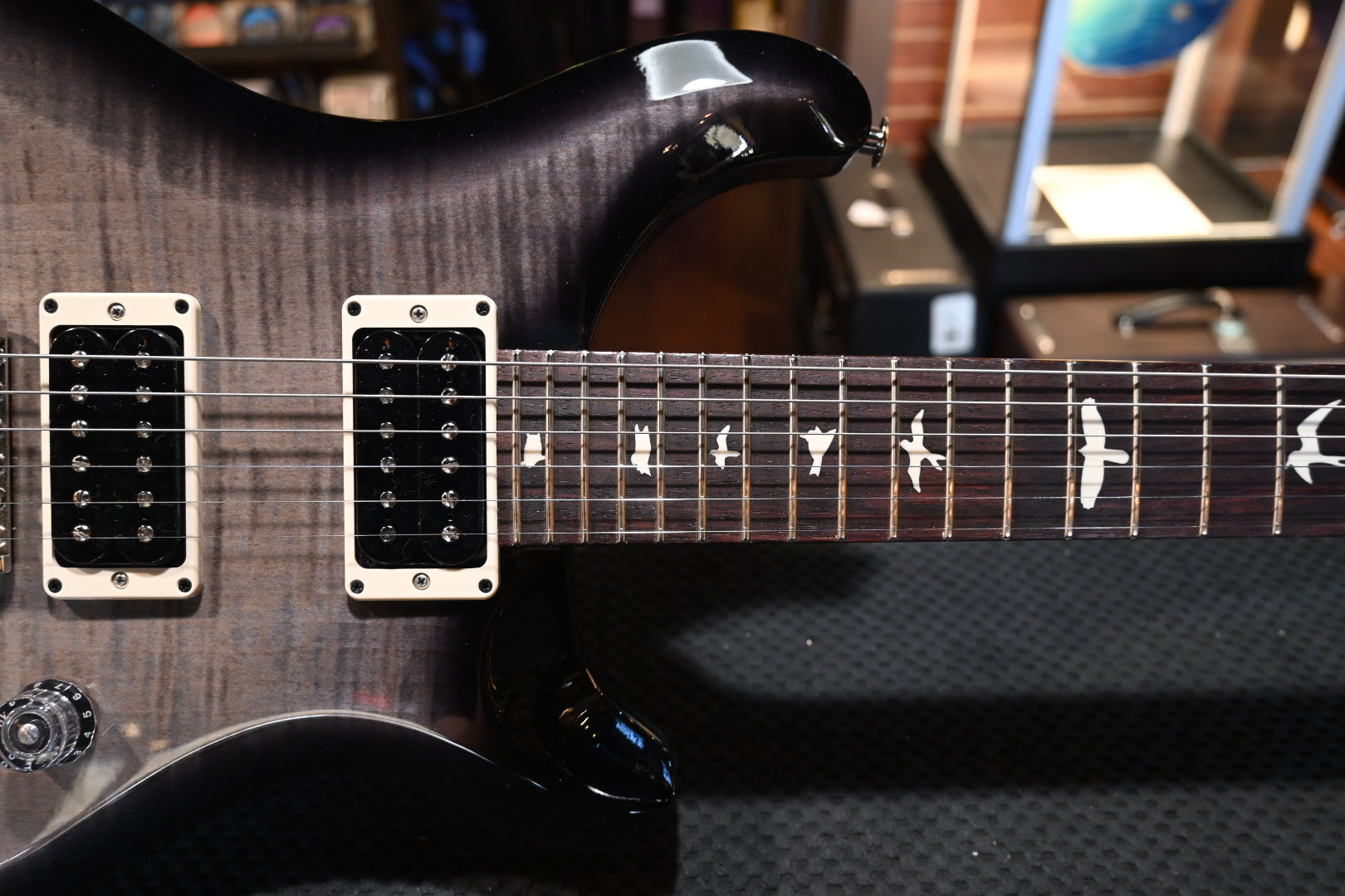 PRS S2 Custom 24 - Faded Gray Black Burst Guitar #6256 - Danville Music