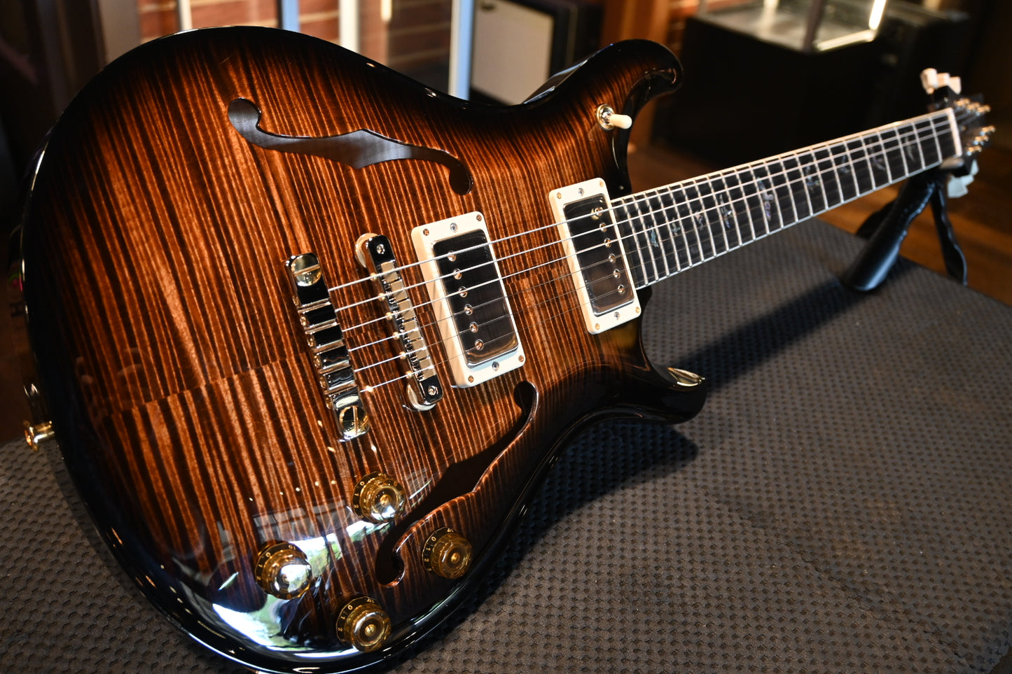 PRS Paul Reed Smith McCarty 594 Hollowbody II Artist Package - Copperhead Smokeburst #7537 - Danville Music