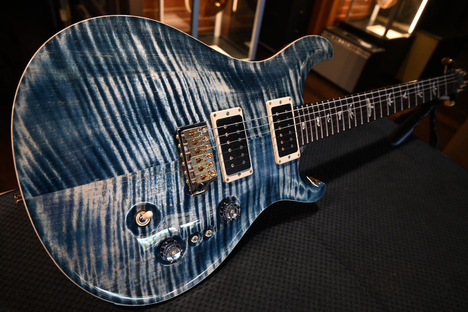 PRS Custom 24-08 10-Top - Faded Whale Blue Guitar #9818 - Danville Music