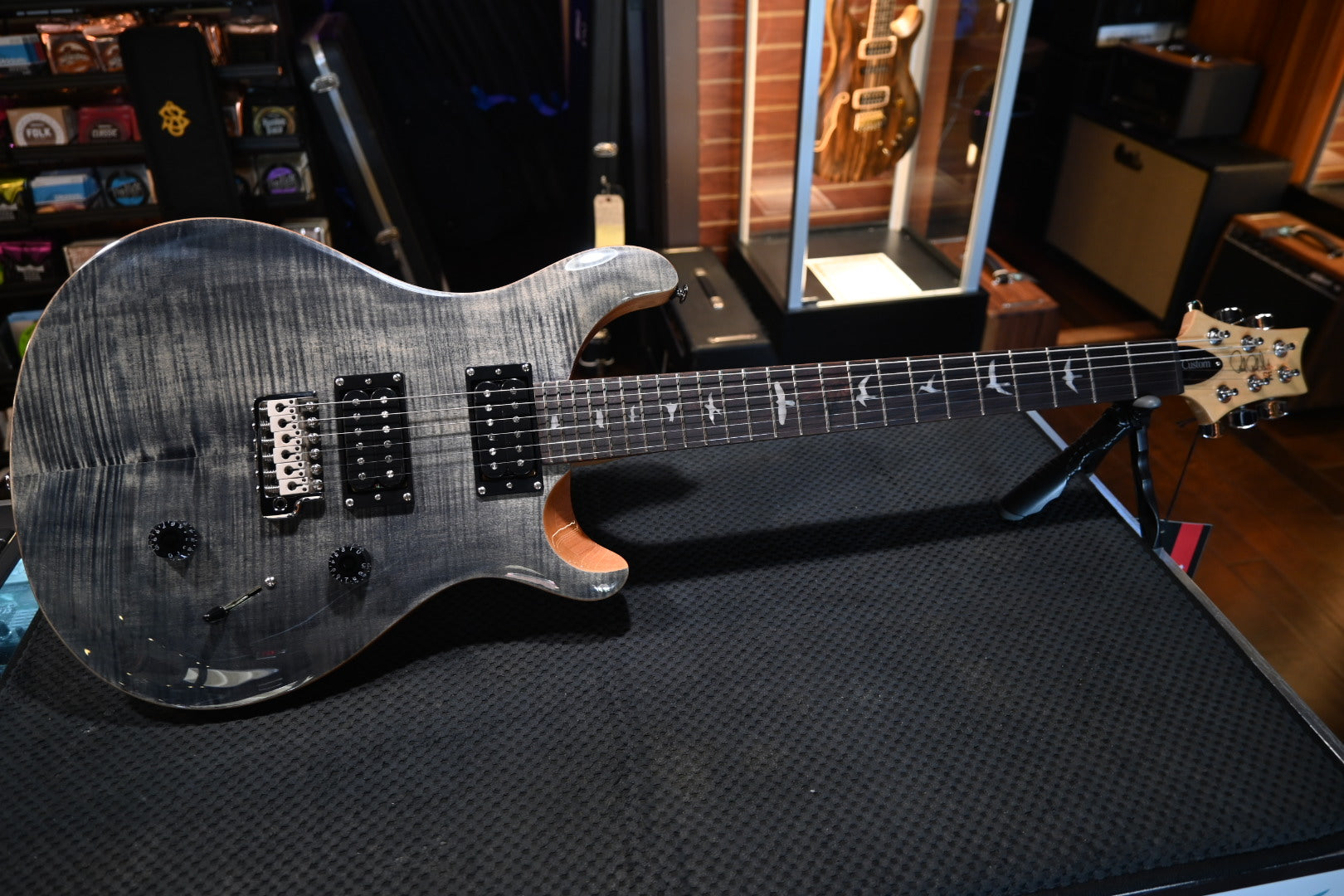 PRS SE Custom 24 - Charcoal Guitar #7306