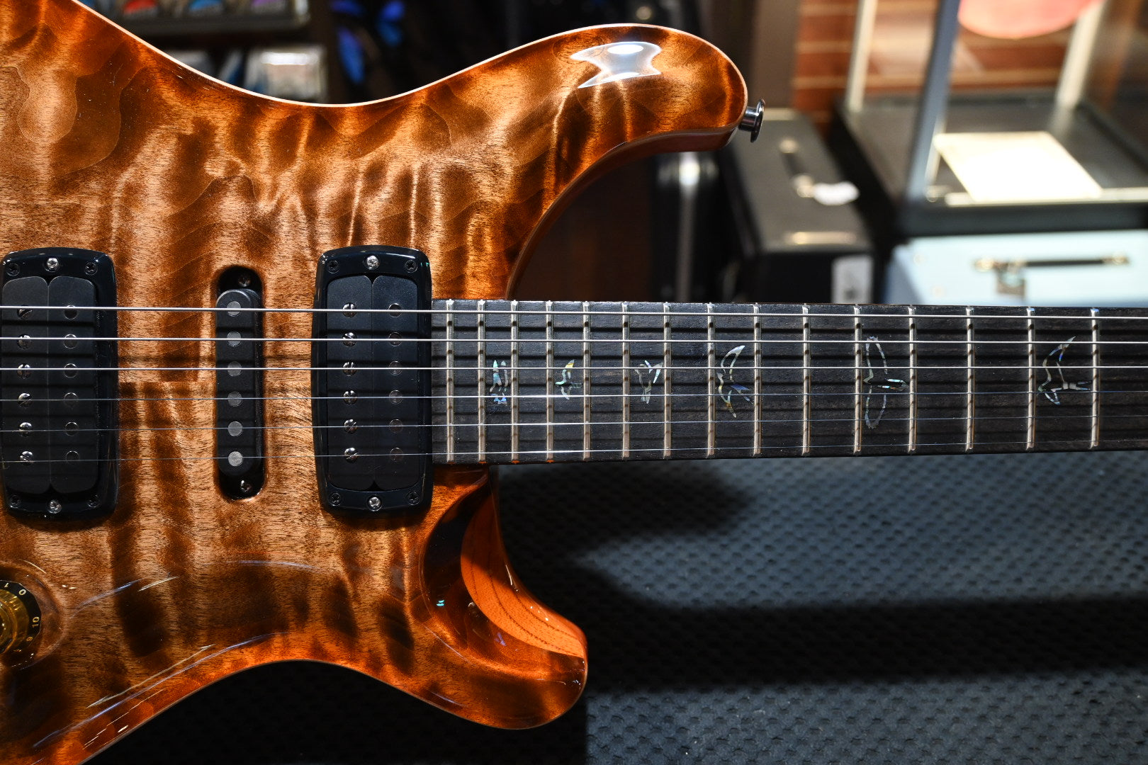 PRS Wood Library Modern Eagle V 10-Top Quilt - Autumn Sky Guitar #9651 - Danville Music