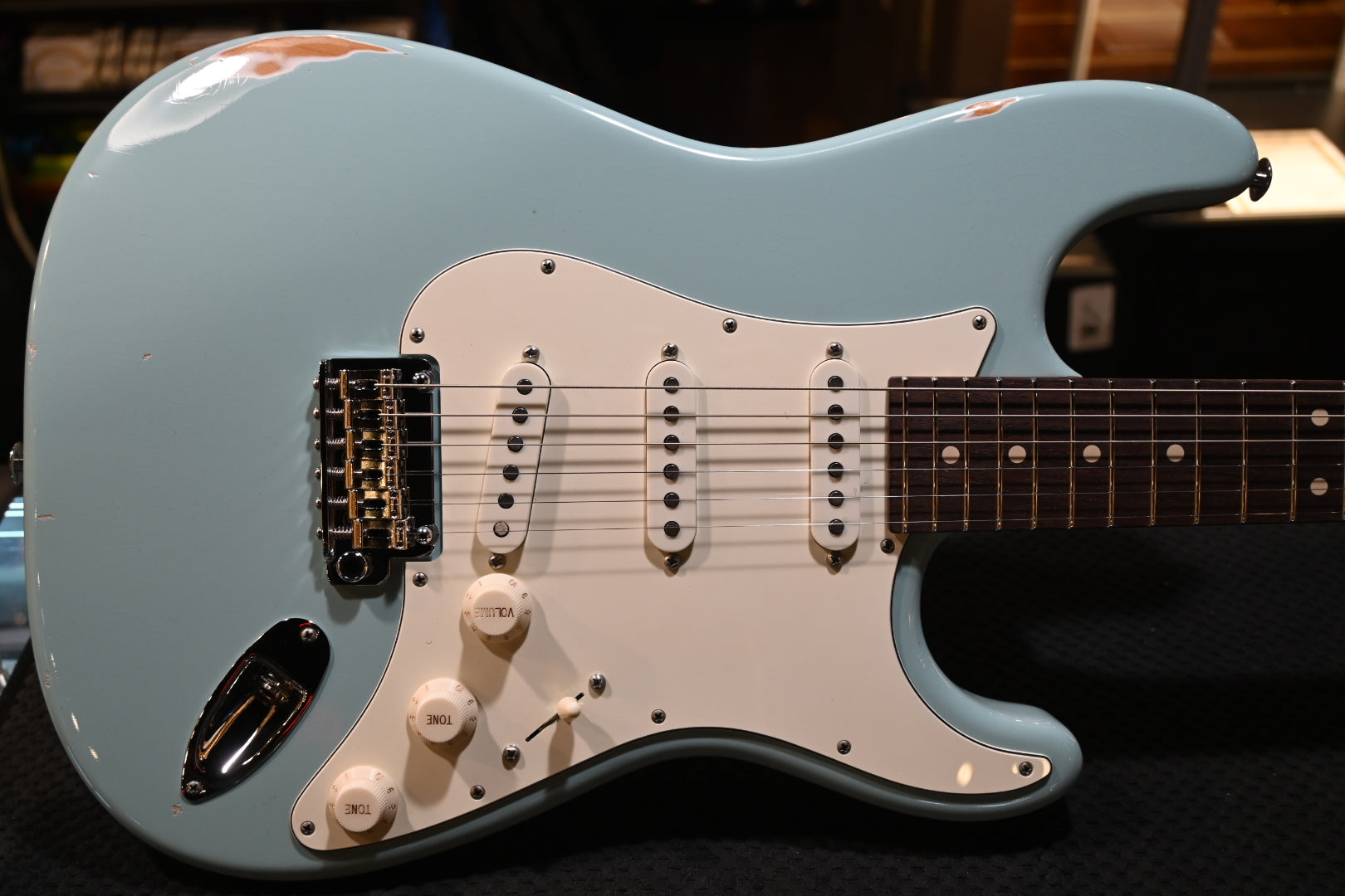 Suhr Custom Classic S Antique - Sonic Blue Guitar #0784 - Danville Music