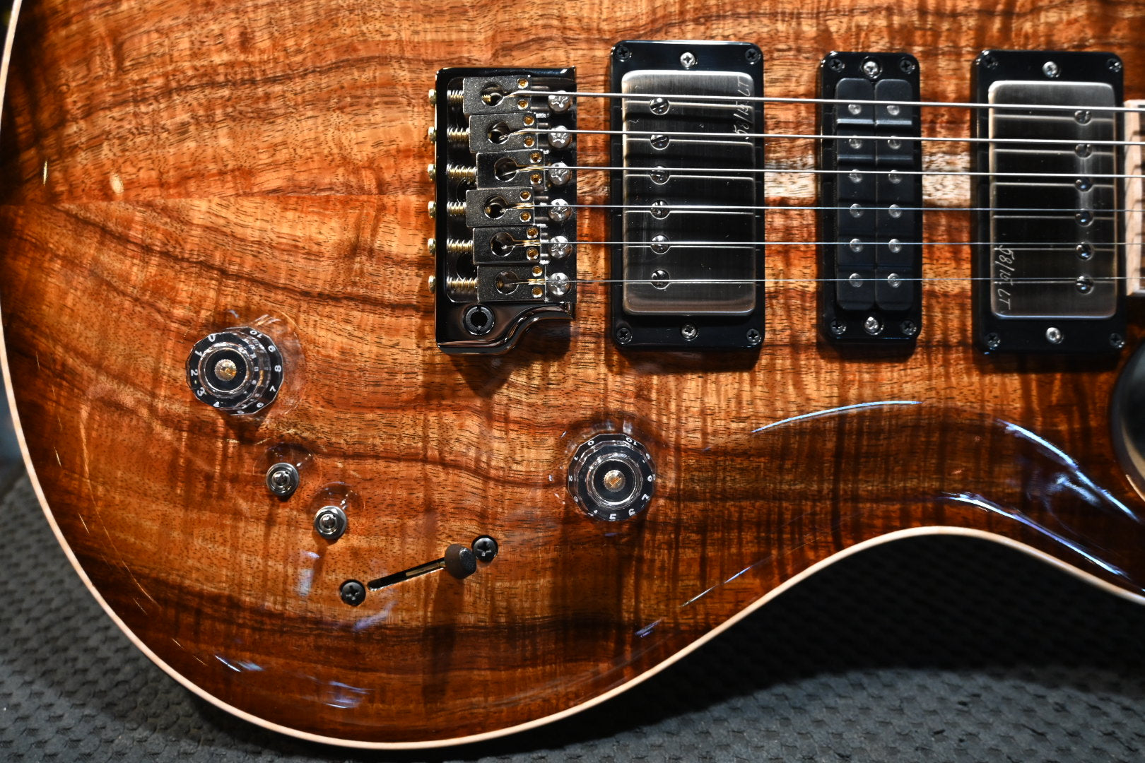 PRS Private Stock Special Semi-Hollow Koa - Natural with Light Smokeburst Guitar #9972 - Danville Music