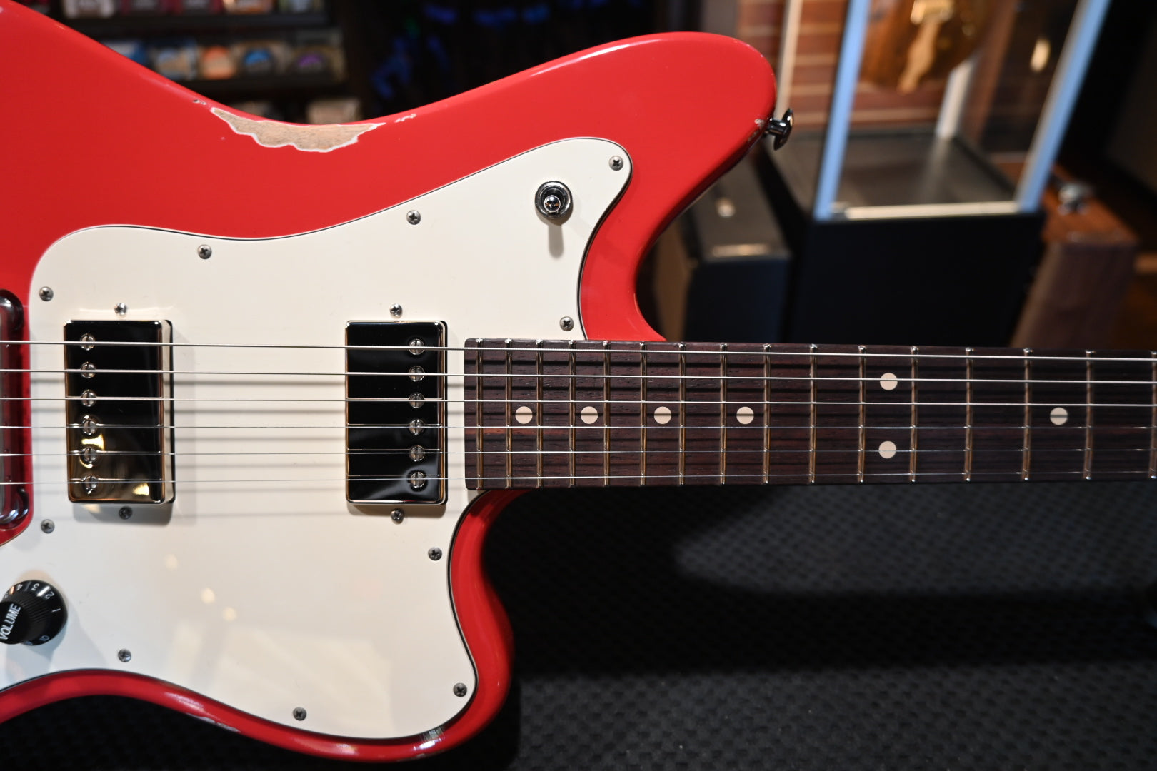 Suhr Custom Classic JM Antique - Fiesta Red Guitar #5076 - Danville Music