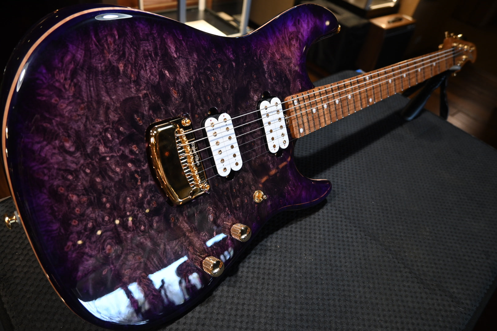 Music Man Jason Richardson Signature Cutlass - Majora Purple Guitar #8475 - Danville Music