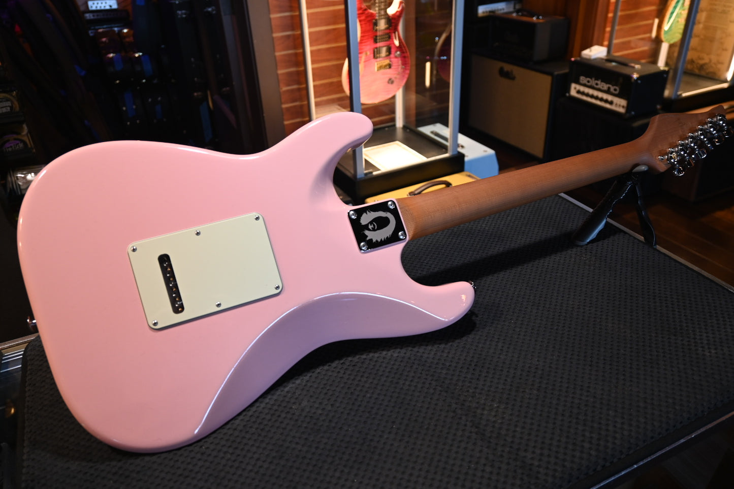 Suhr Mateus Asato Signature Classic S Antique - Shell Pink Guitar #2252 - Danville Music