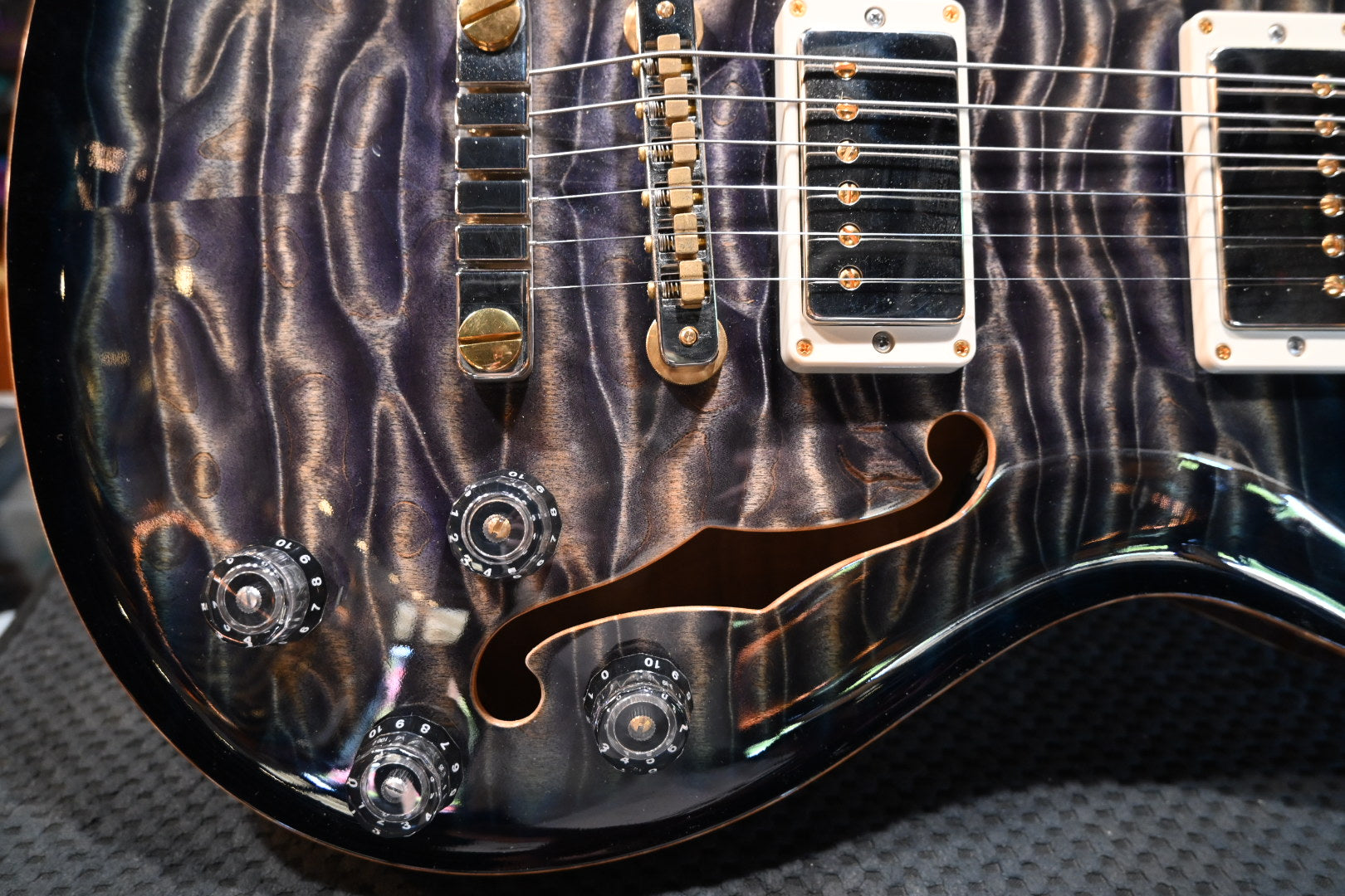 PRS Private Stock Hollowbody II McCarty 594 2019 - Faded Indigo Guitar #7929 PRE-OWNED - Danville Music
