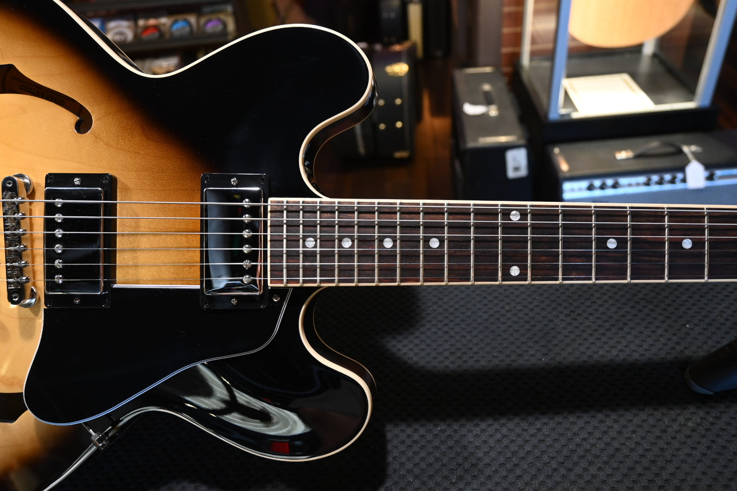 Gibson 2022 ES-335 - Vintage Sunburst Guitar #0219 - Danville Music