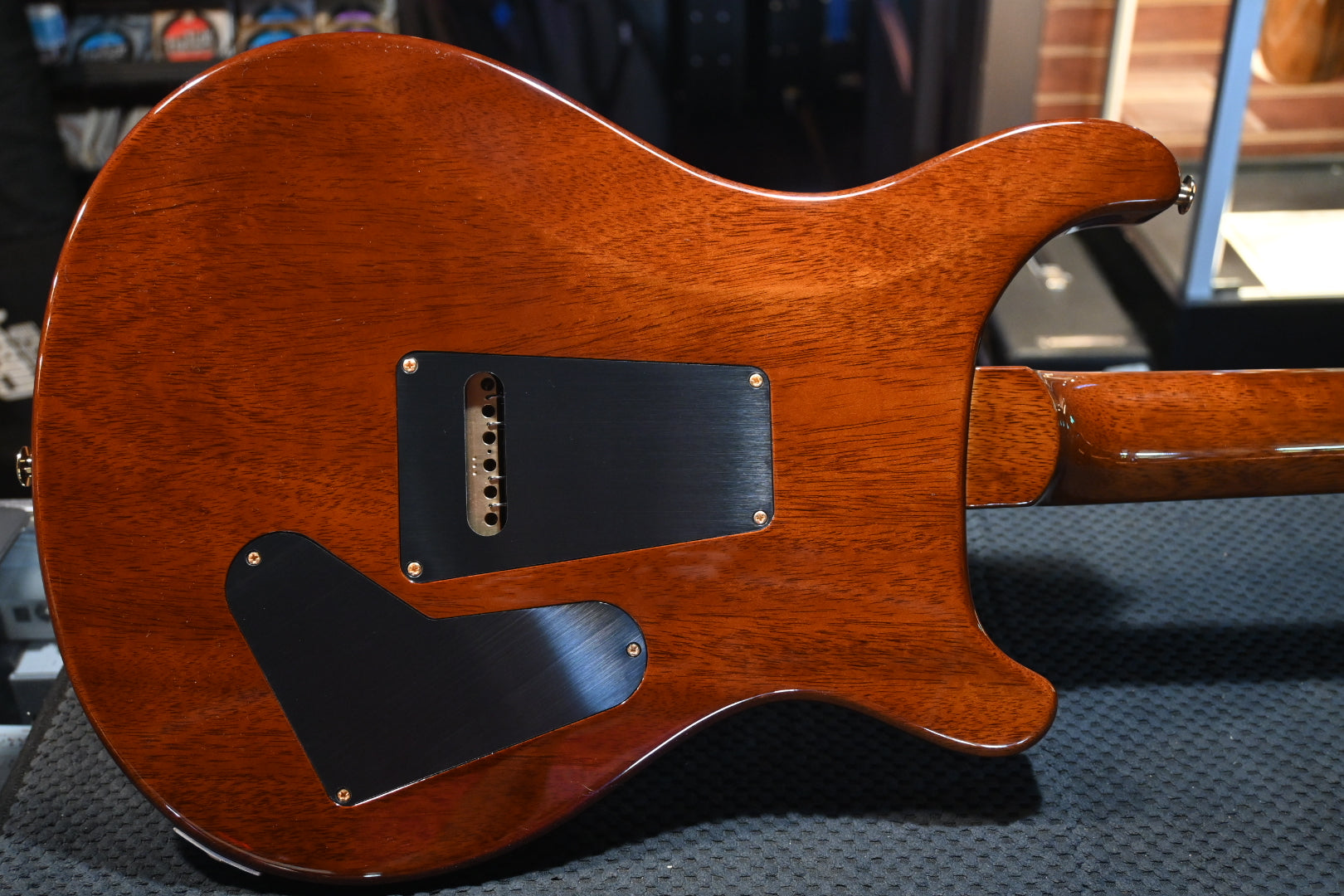 PRS Wood Library Custom 24 Lefty 10-Top Brazilian Rosewood - Copperhead Burst Guitar #8016 - Danville Music