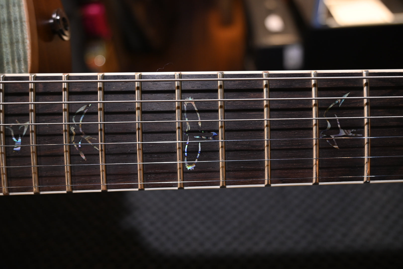 PRS Wood Library McCarty SC 594 Single-Cut Rosewood Neck - Trampas Green Fade Satin Guitar #8441 - Danville Music