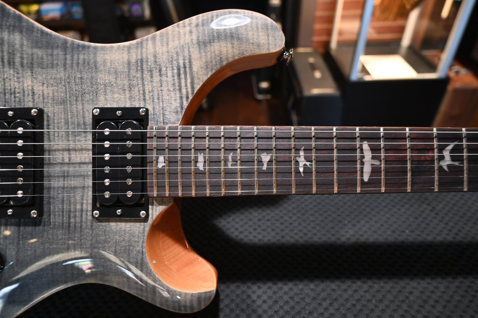 PRS SE Custom 24 - Charcoal Guitar #7306 - Danville Music