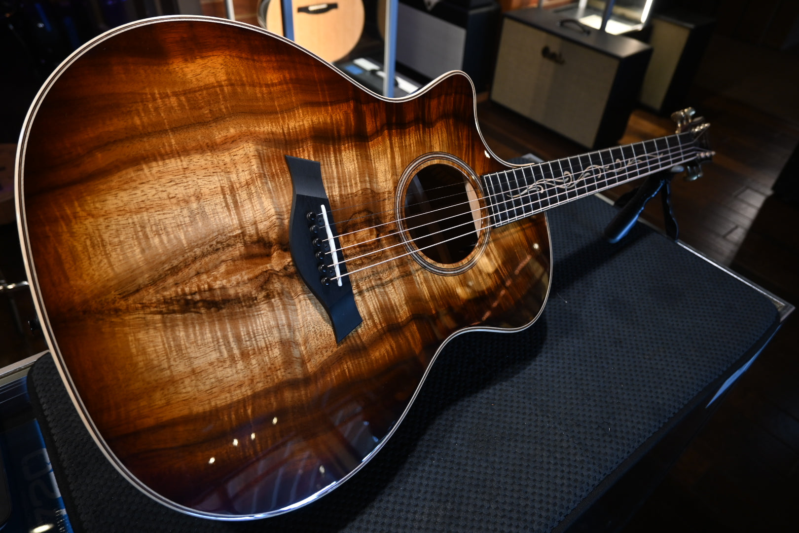 Taylor K24ce Left-Handed - Shaded Edge Burst Guitar #2005 - Danville Music