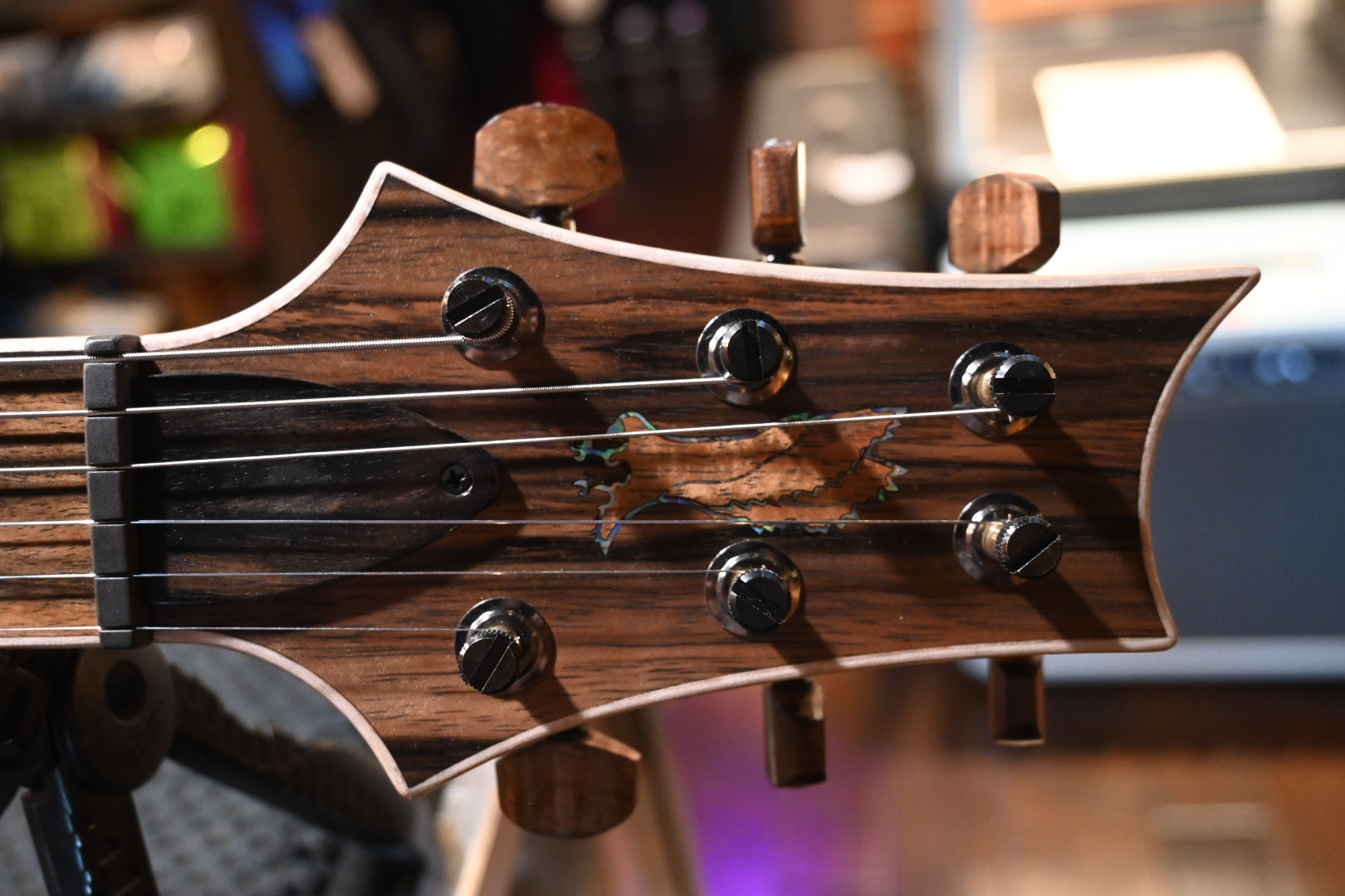 PRS Private Stock Special Semi-Hollow Koa - Natural with Light Smokeburst Guitar #9972 - Danville Music