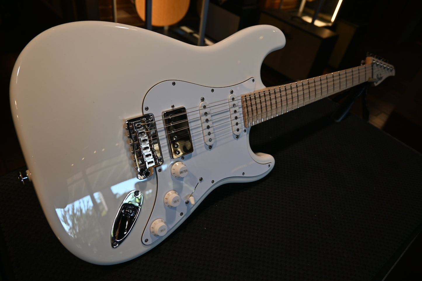 Suhr Custom Classic S - White Guitar #9635 - Danville Music