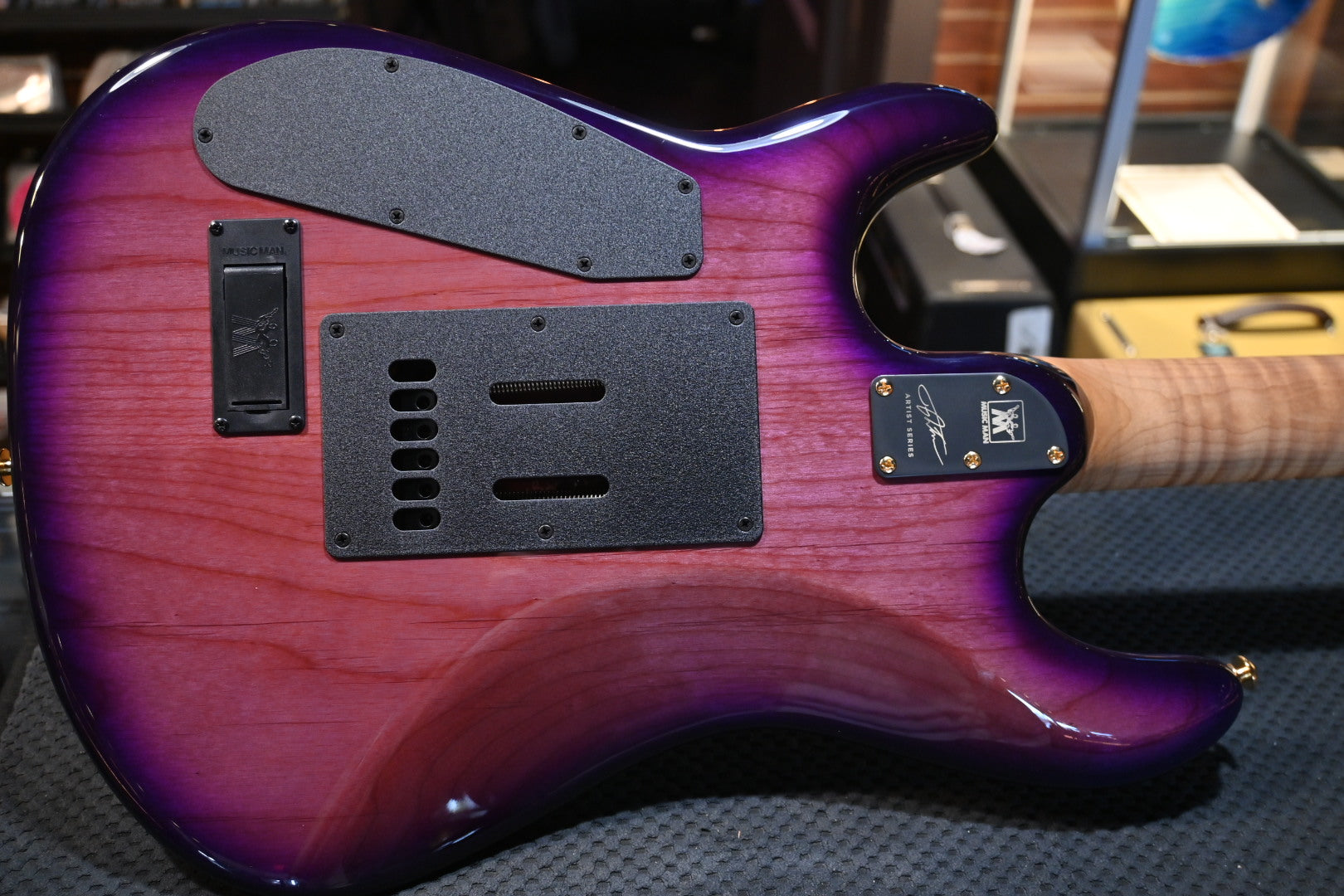 Music Man Jason Richardson Signature Cutlass - Majora Purple Guitar #8475 - Danville Music