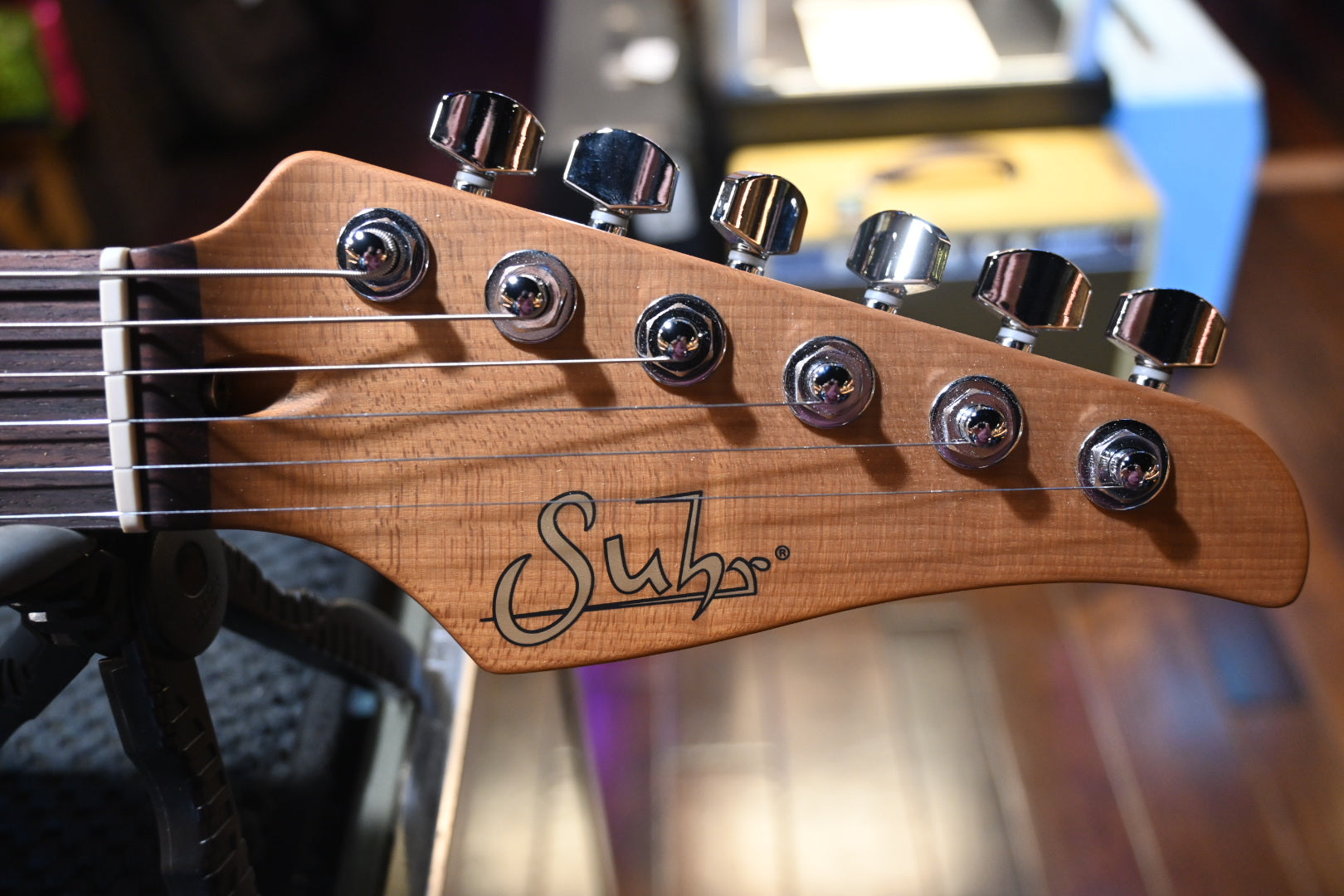 Suhr Mateus Asato Signature Classic S Antique - Shell Pink Guitar #2252 - Danville Music