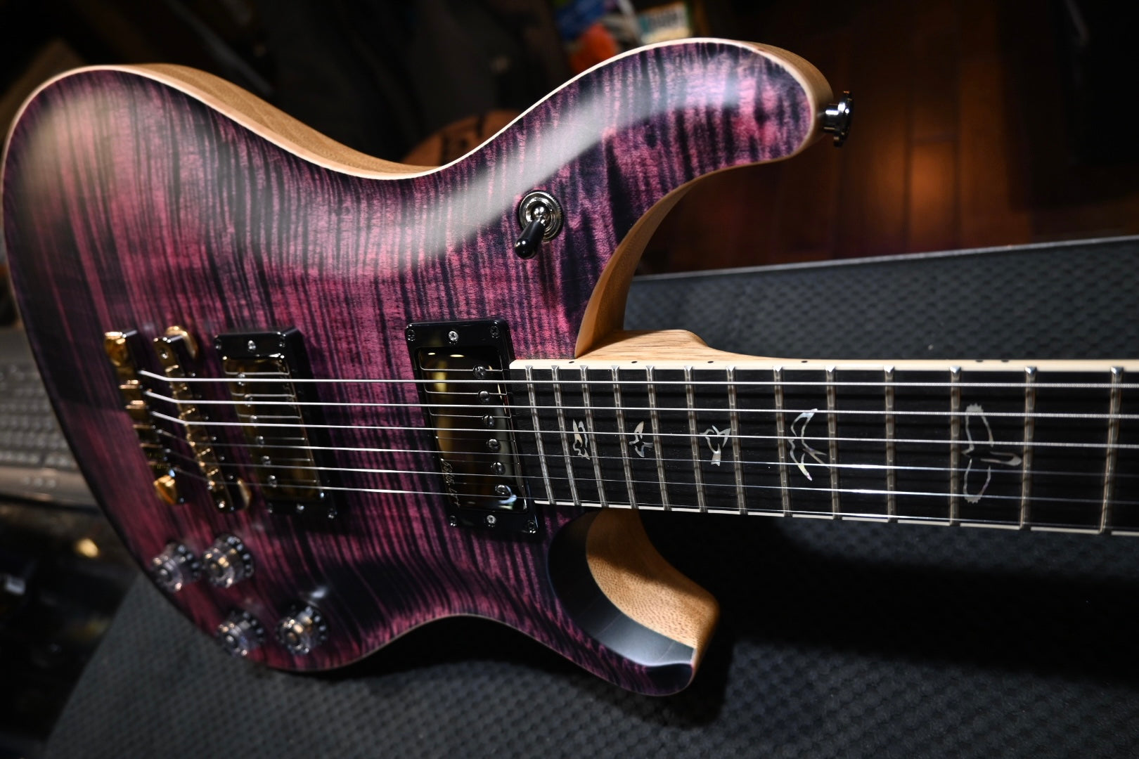 PRS Wood Library McCarty 594 Korina Back and Neck - Purple Iris Satin #9709 - Danville Music