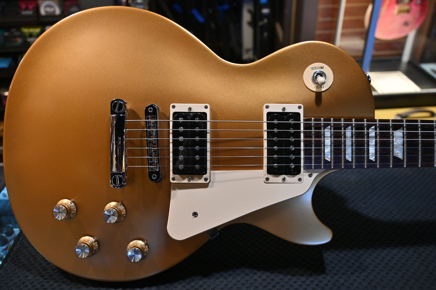 Gibson Les Paul 50’s Tribute 2016 - Satin Gold Top Guitar #5791 - Danville Music
