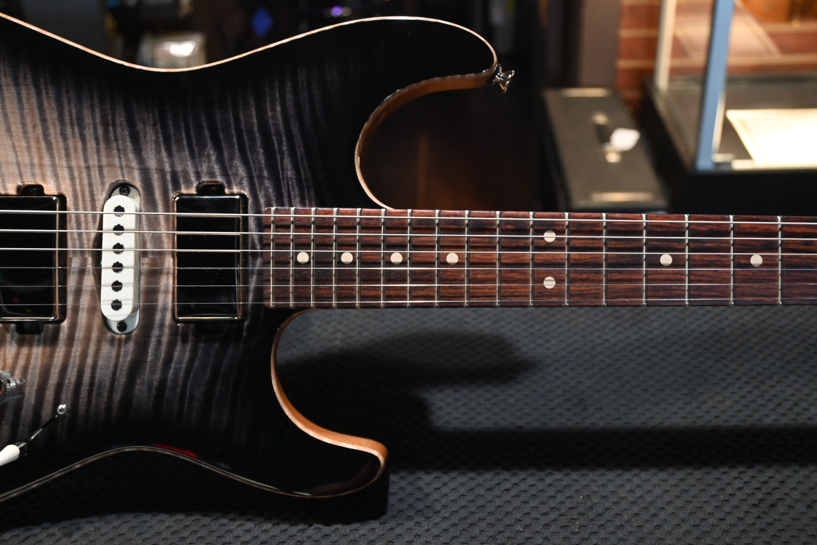 Tom Anderson Drop Top - Super Natural Black Burst Guitar #922A - Danville Music
