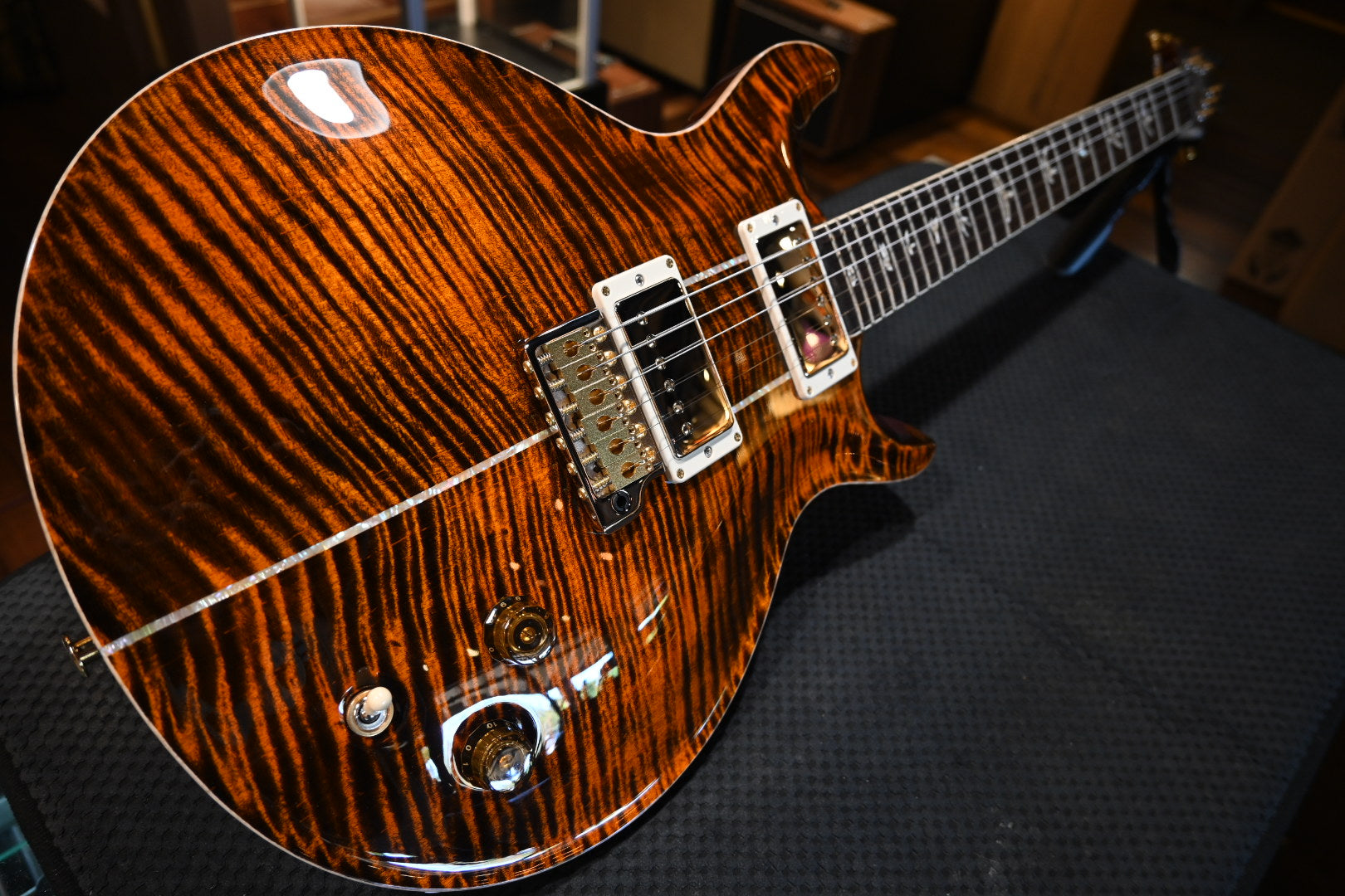 PRS Santana Retro 10-Top - Orange Tiger Guitar #0623 - Danville Music