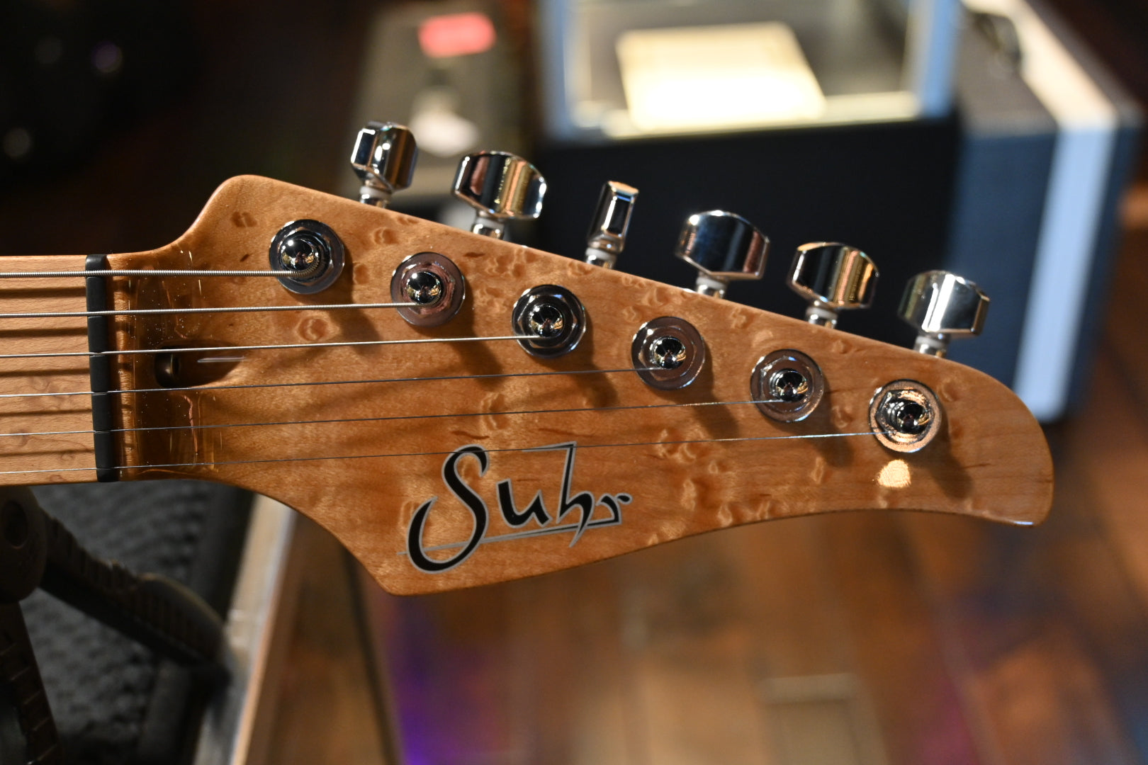 Suhr Classic S Paulownia Limited HSS - Trans White Guitar #6644 - Danville Music