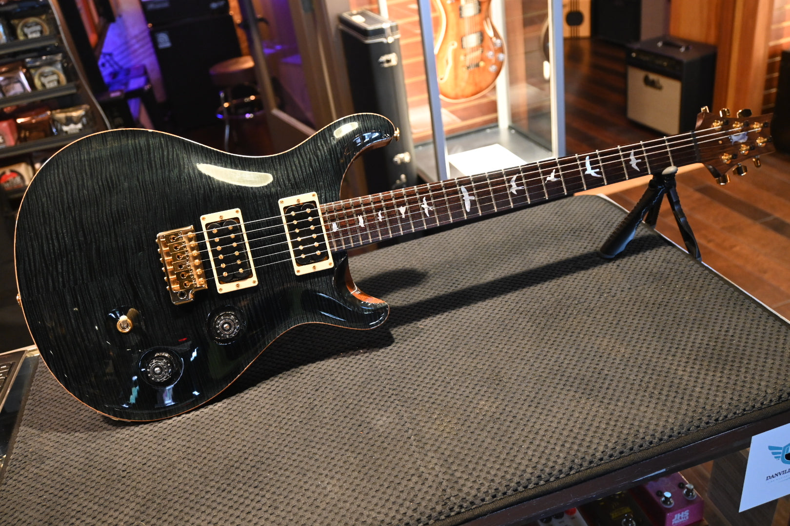 PRS Paul Reed Smith 2010 Experience EXP Custom 24 Rosewood Neck / Artist Top - Slate #4993 - Danville Music
