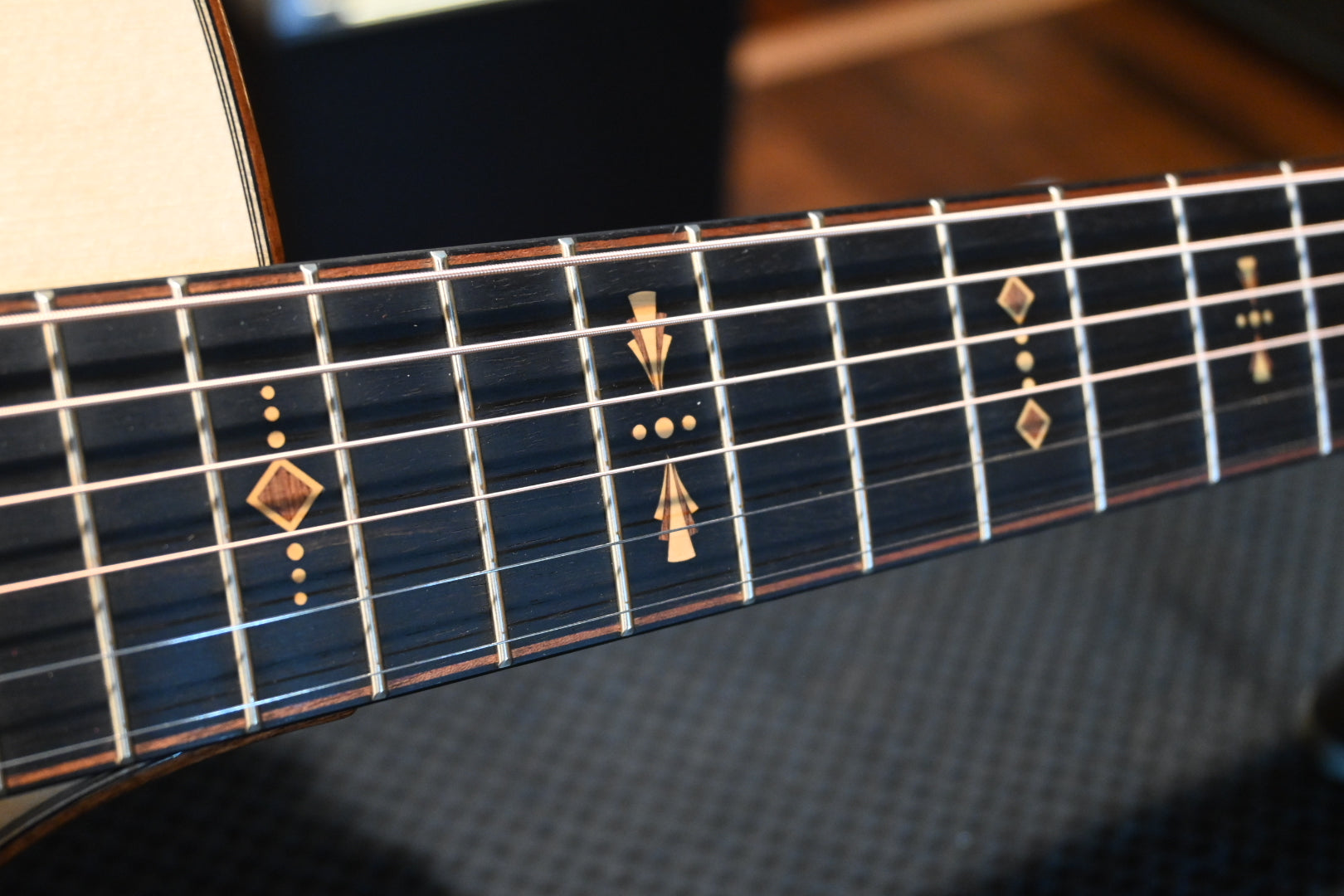 Taylor Custom GA Grand Auditorium Catch #13 Adirondack Spruce/Sassafras Guitar #1136 - Danville Music