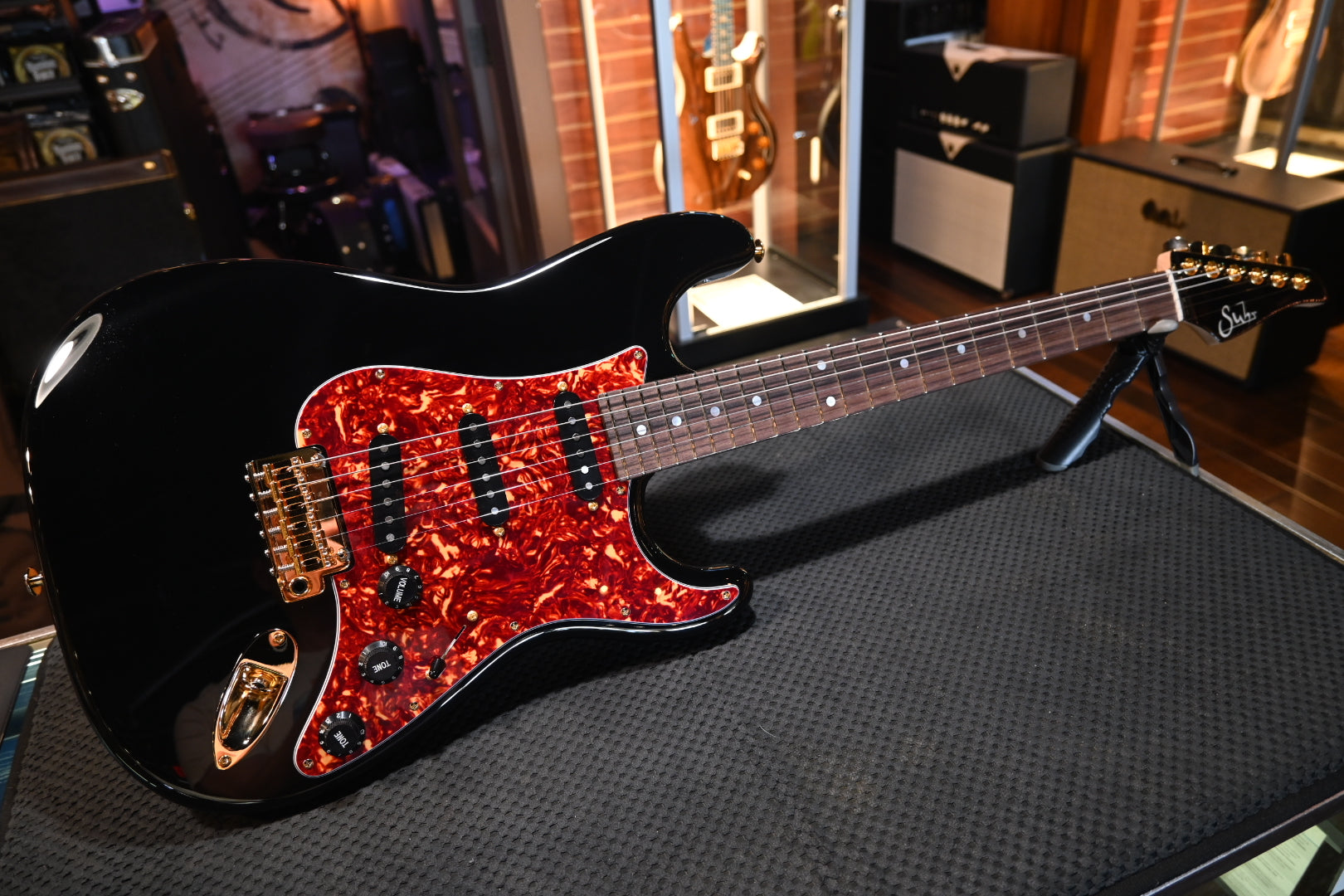 Suhr Custom Classic S - Black Guitar #4550 - Danville Music