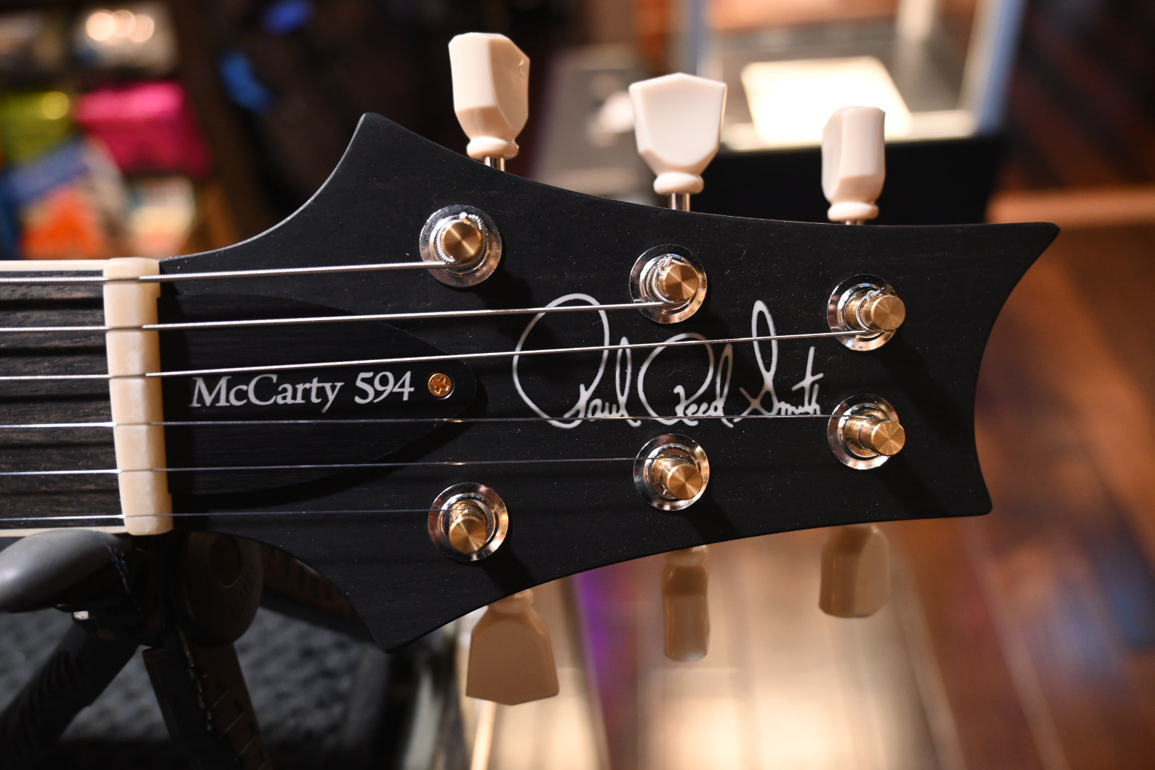 PRS Wood Library McCarty 594 10-Top Quilt Swamp Ash Back Torr. Maple Neck - Copperhead Burst Guitar #9296 - Danville Music