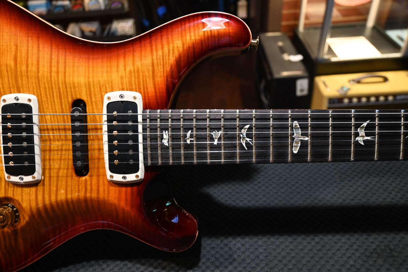 PRS Modern Eagle V 10-Top - Dark Cherry Sunburst Guitar #2672 - Danville Music