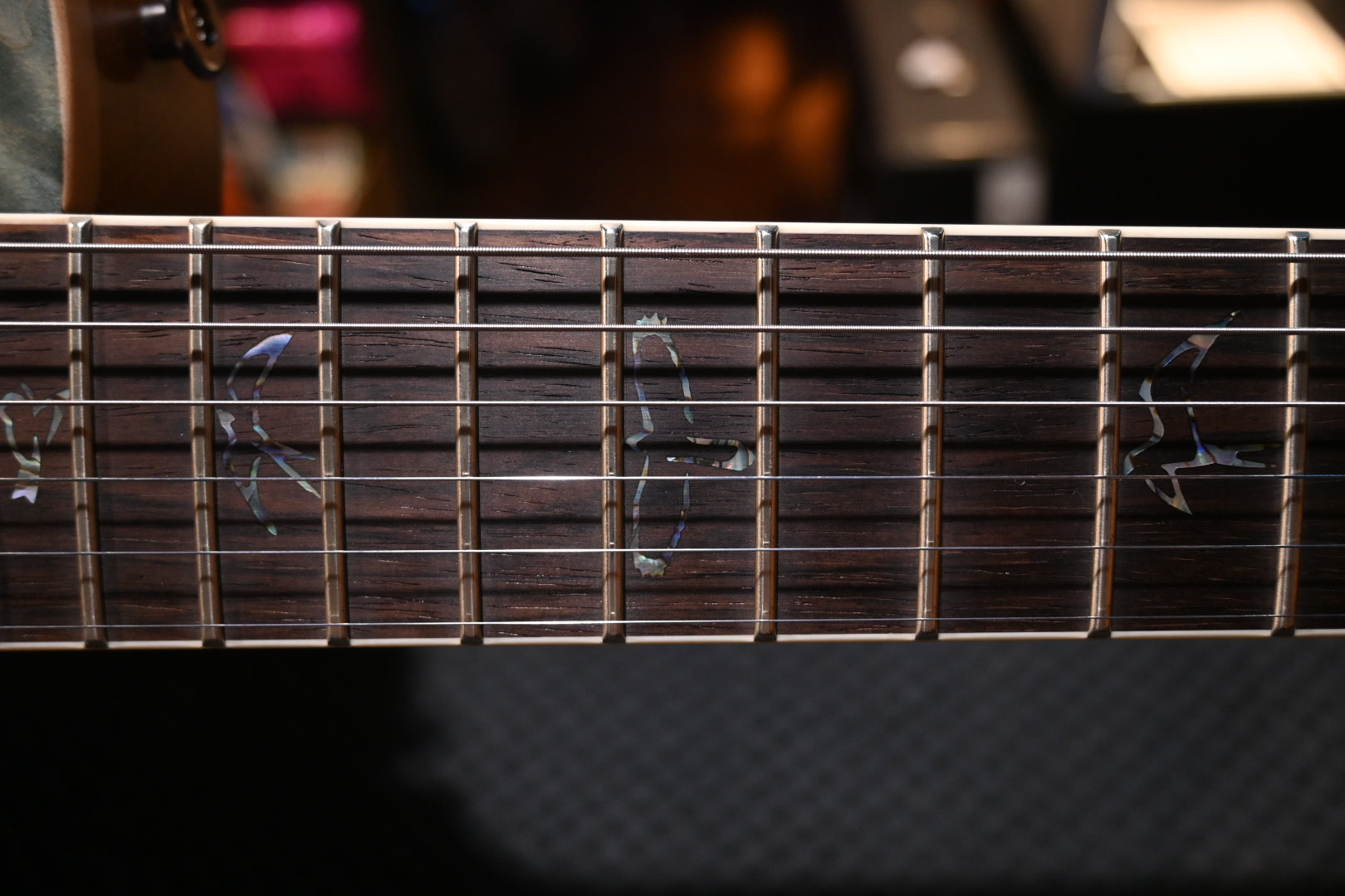 PRS Wood Library McCarty SC 594 Single-Cut 10-Top Quilt Rosewood Neck - Trampas Green Fade Satin Guitar #8437 - Danville Music