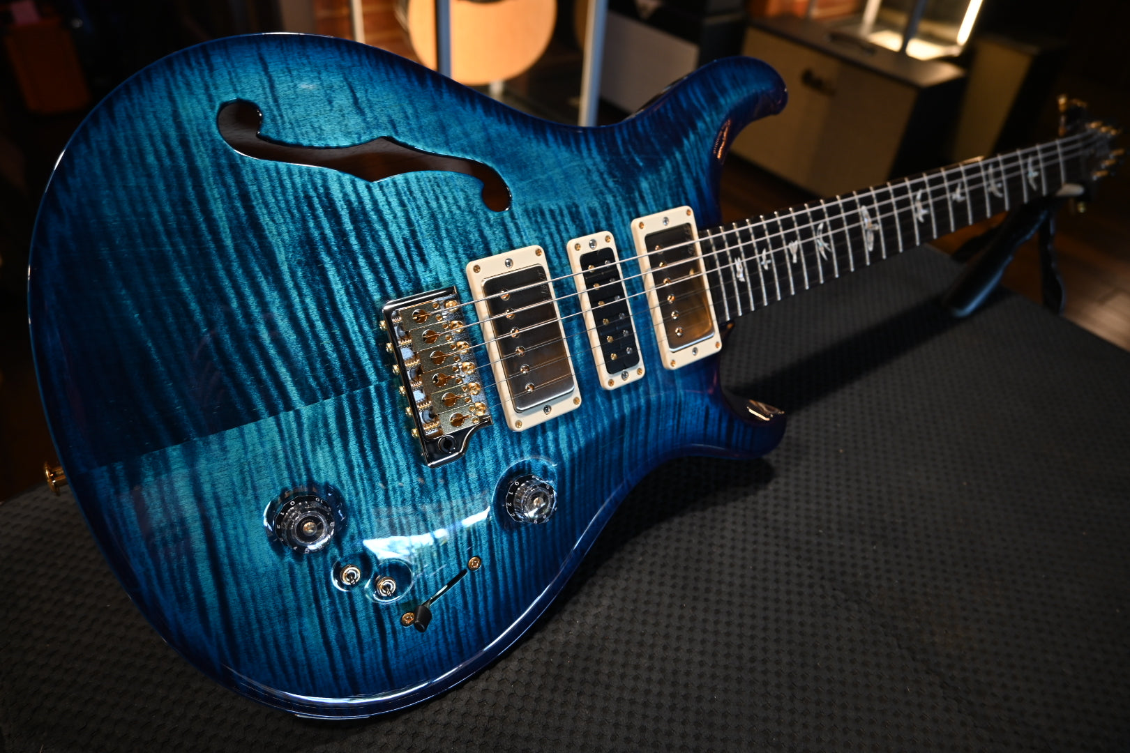 PRS Special Semi-Hollow 10-Top - River Blue Wrap Burst Guitar #7536 - Danville Music