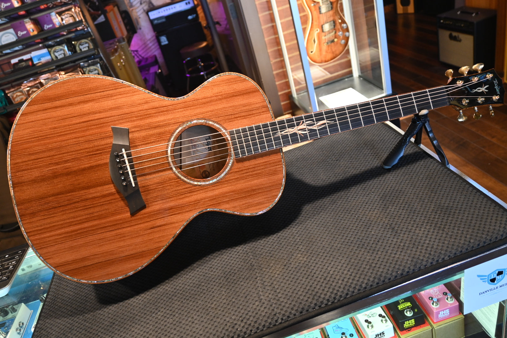 Taylor Custom GC Grand Concert Sinker Redwood/Sassafras - Shaded Edge Burst #1180 USED - Danville Music