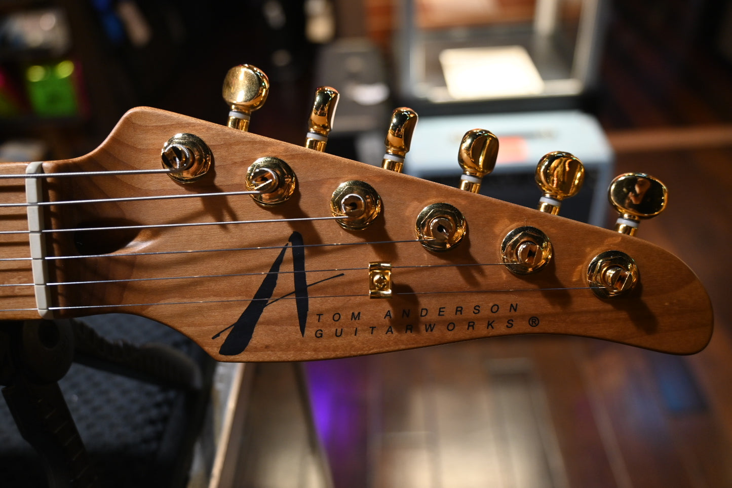 Tom Anderson T Icon Roasted Pine - Satin Rustic Brown Guitar #822N - Danville Music