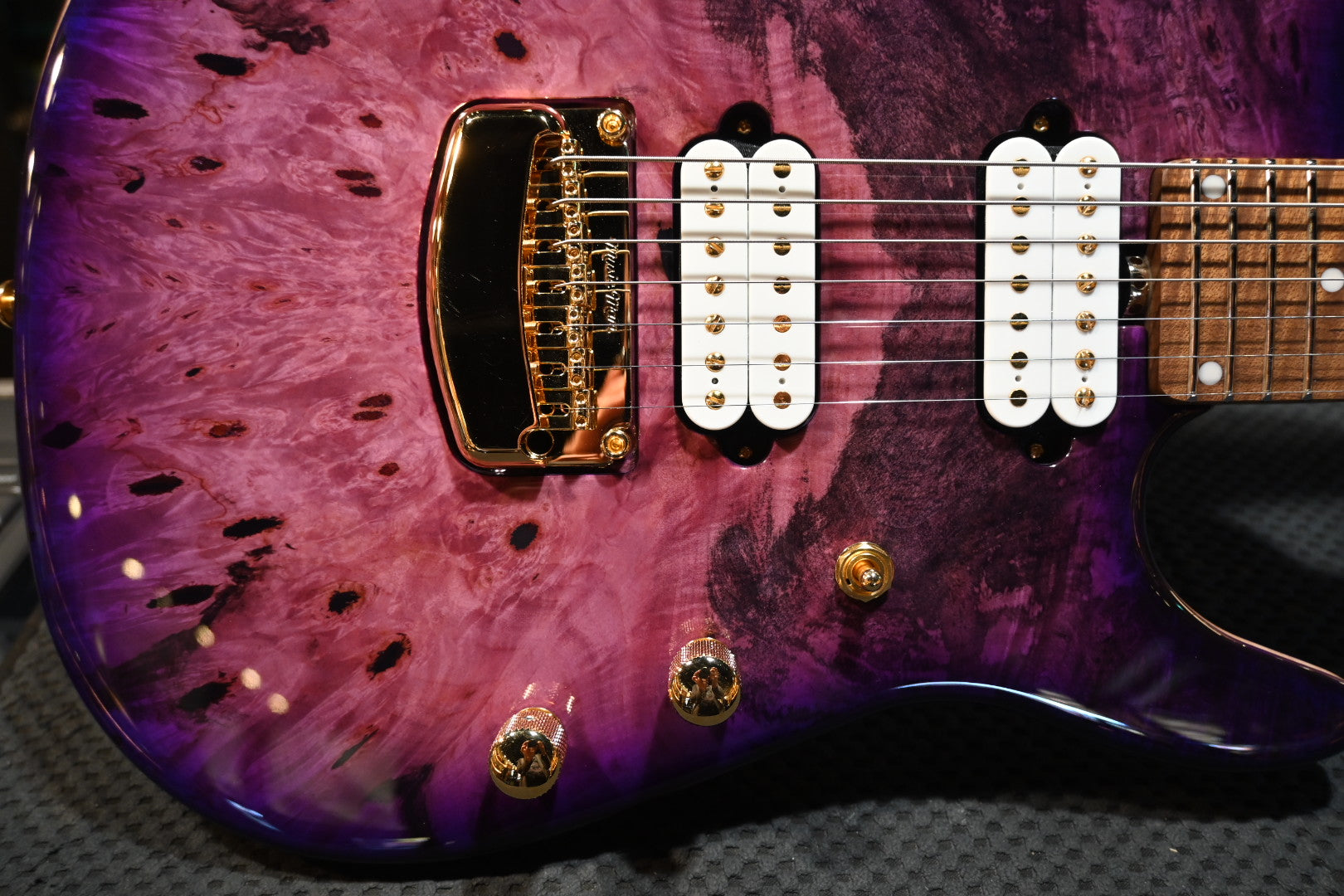 Music Man Jason Richardson 7-String Cutlass - Majora Purple Guitar #8318 - Danville Music