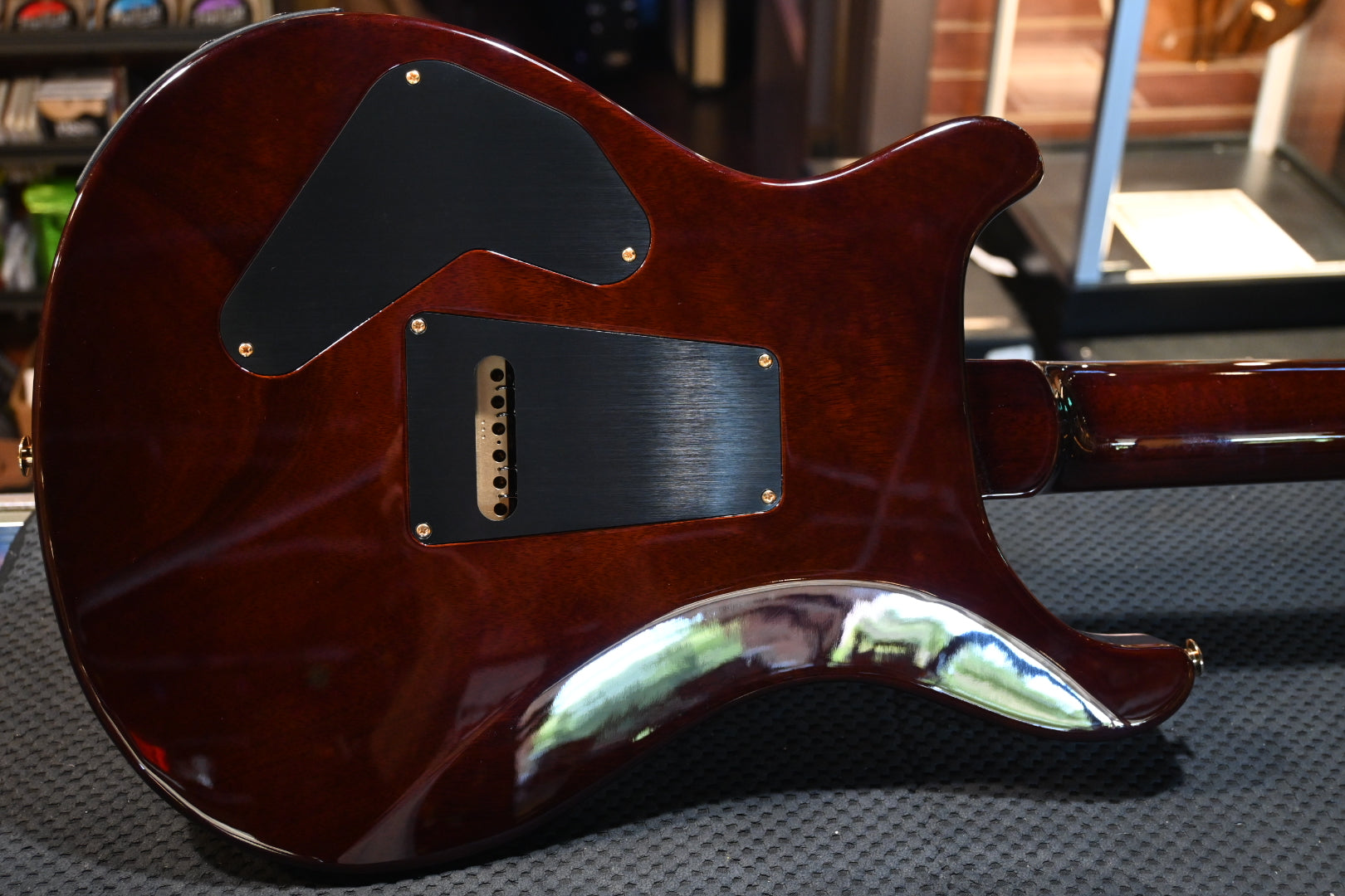 PRS Custom 24 Piezo 10-Top - Orange Tiger Guitar #5419 - Danville Music