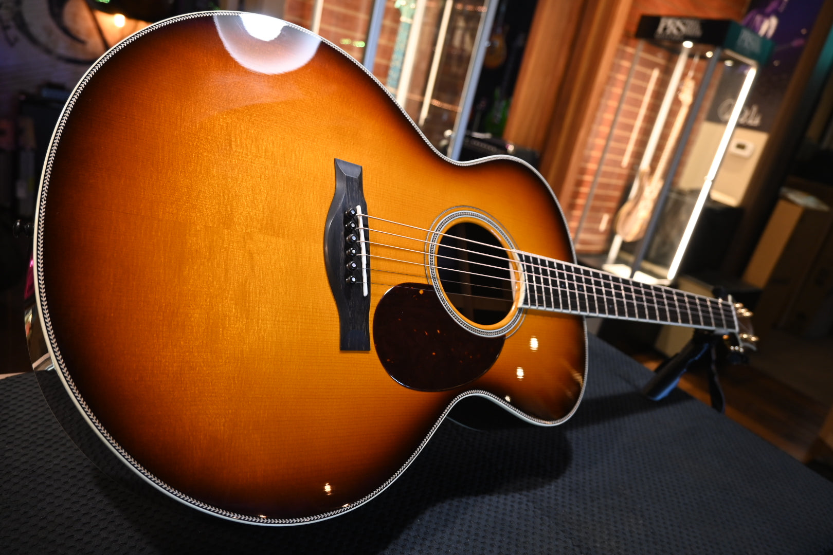Santa Cruz F Model Adirondack Top/Rosewood Back and Sides - Sunburst Top Guitar #1378 - Danville Music