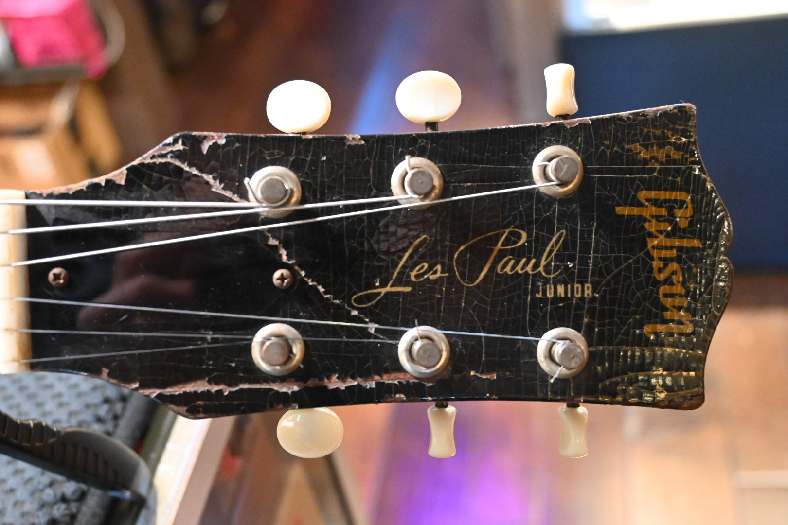 Gibson 1956 Les Paul Jr. - Tobacco Burst Guitar #6361 - Danville Music