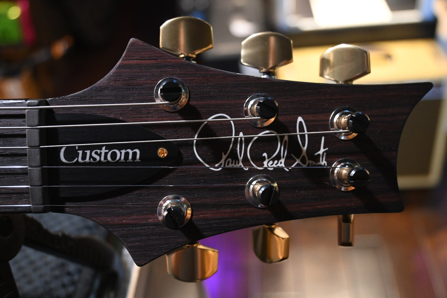 PRS Custom 24 Piezo 10-Top - Cobalt Smokeburst Guitar #4175 - Danville Music
