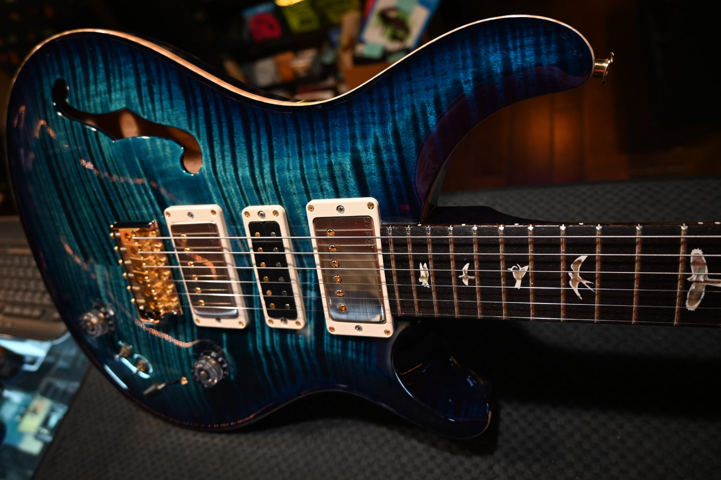 PRS Special Semi-Hollow 10-Top Cobalt Blue Guitar #2386 - Danville Music