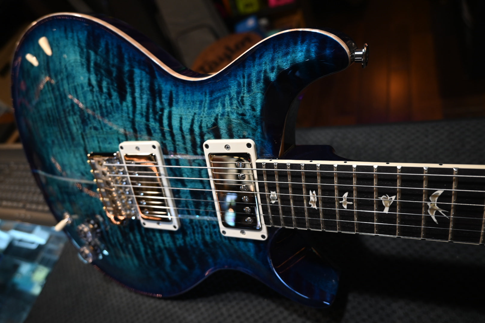 PRS Santana Retro - Cobalt Blue Guitar #1763 - Danville Music