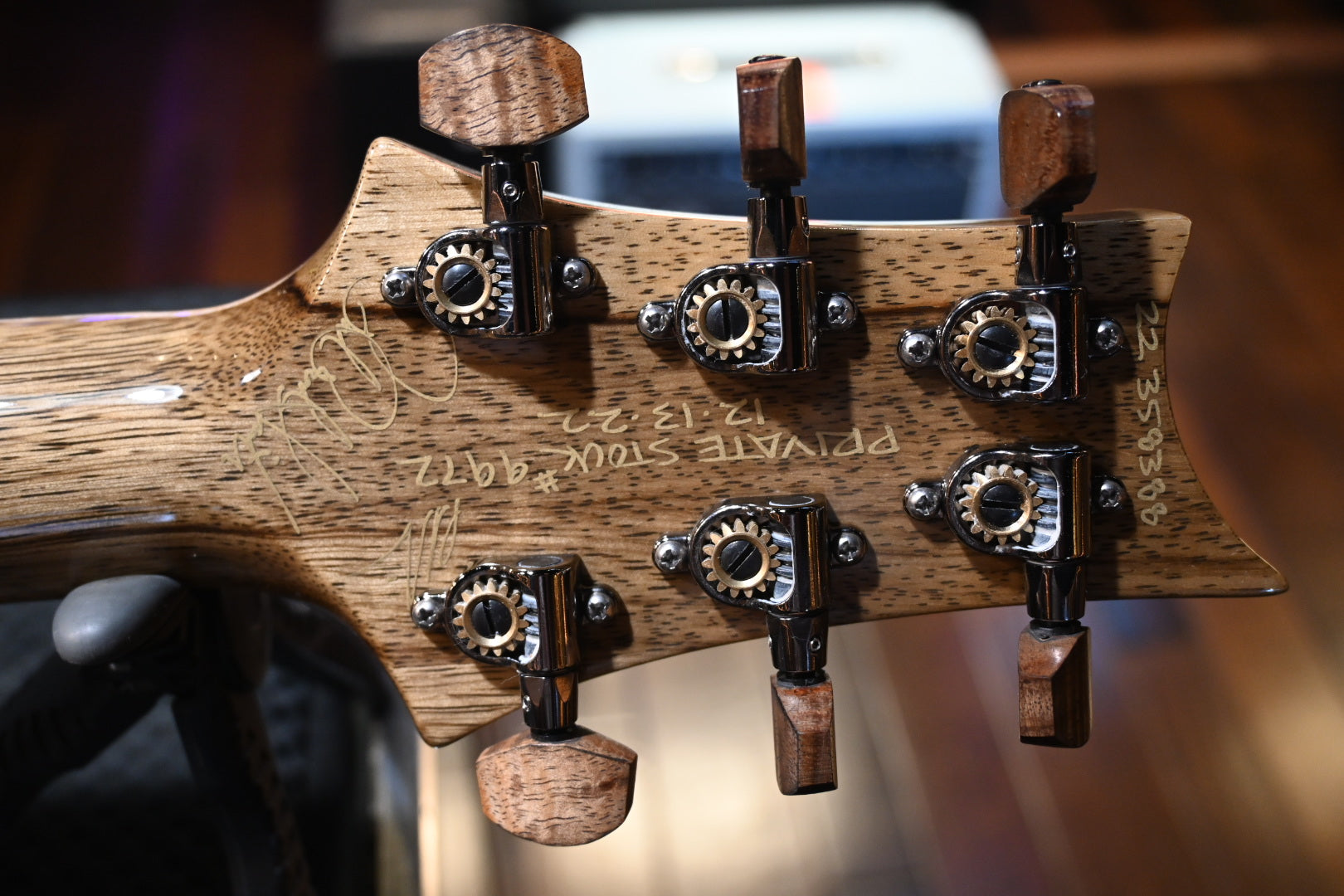 PRS Private Stock Special Semi-Hollow Koa - Natural with Light Smokeburst Guitar #9972 - Danville Music