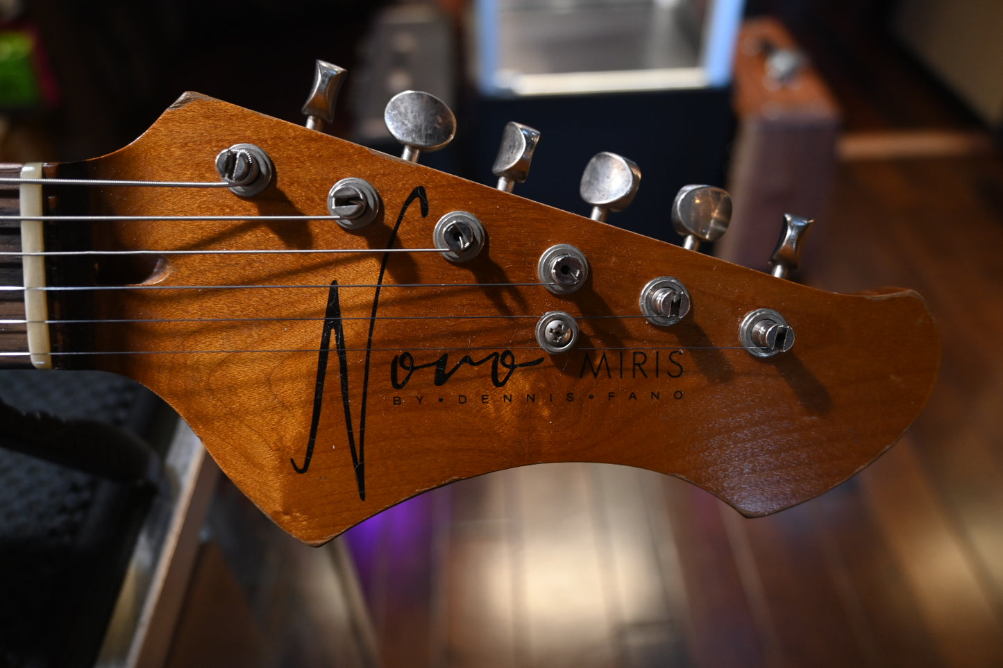 Novo Miris J 2019 Fralin P90s Mastery Bridge - 3 Tone Burst Guitar #9422 PRE-OWNED - Danville Music