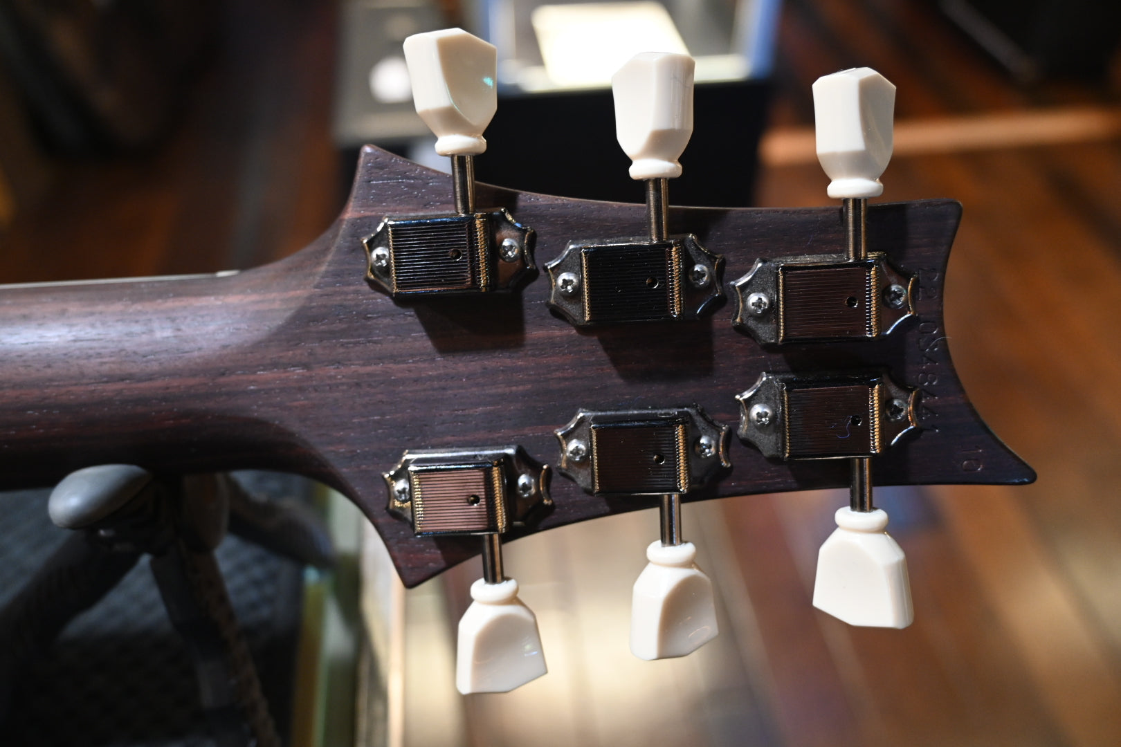 PRS Wood Library McCarty SC 594 Single-Cut Rosewood Neck - Trampas Green Fade Satin Guitar #8441 - Danville Music