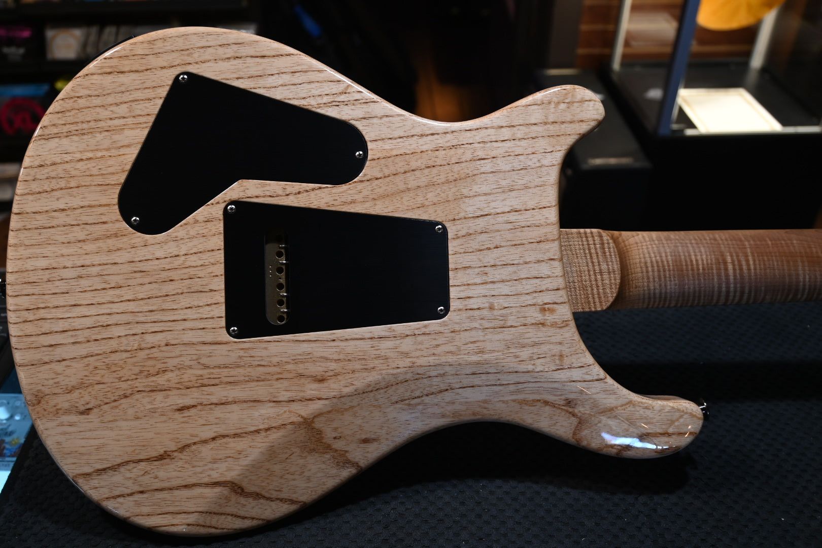 PRS Wood Library Custom 24 10-Top Quilt Swamp Ash Torr. Maple Neck - Bonnie Pink Guitar #8970 - Danville Music