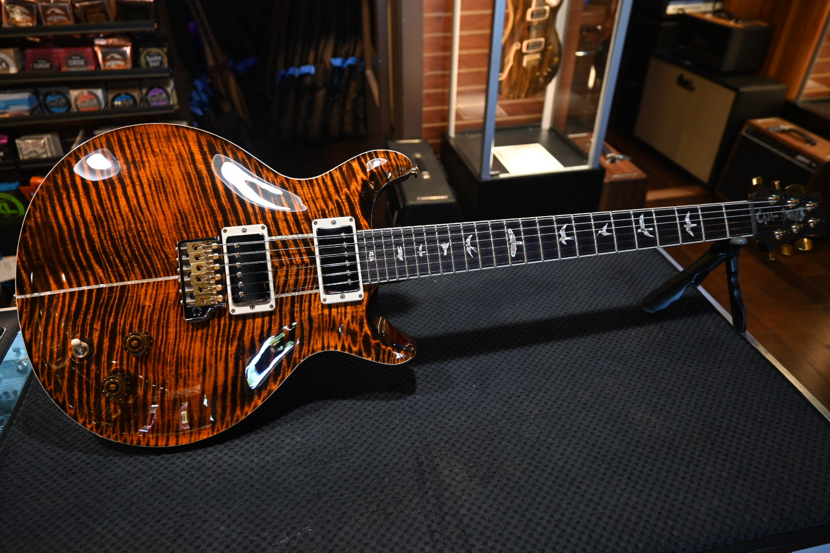 PRS Santana Retro 10-Top - Orange Tiger Guitar #0623 - Danville Music