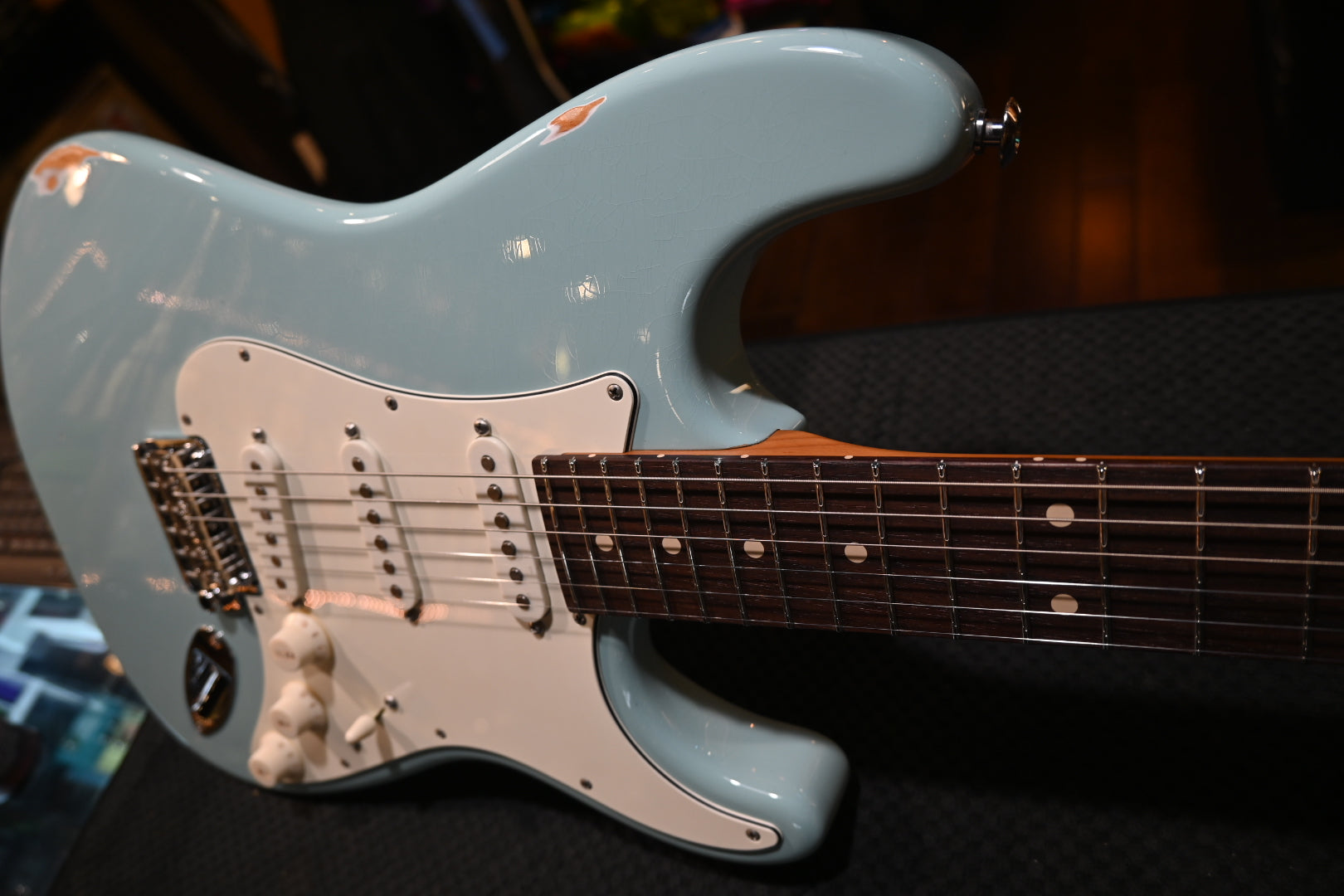 Suhr Custom Classic S Antique - Sonic Blue Guitar #0784 - Danville Music