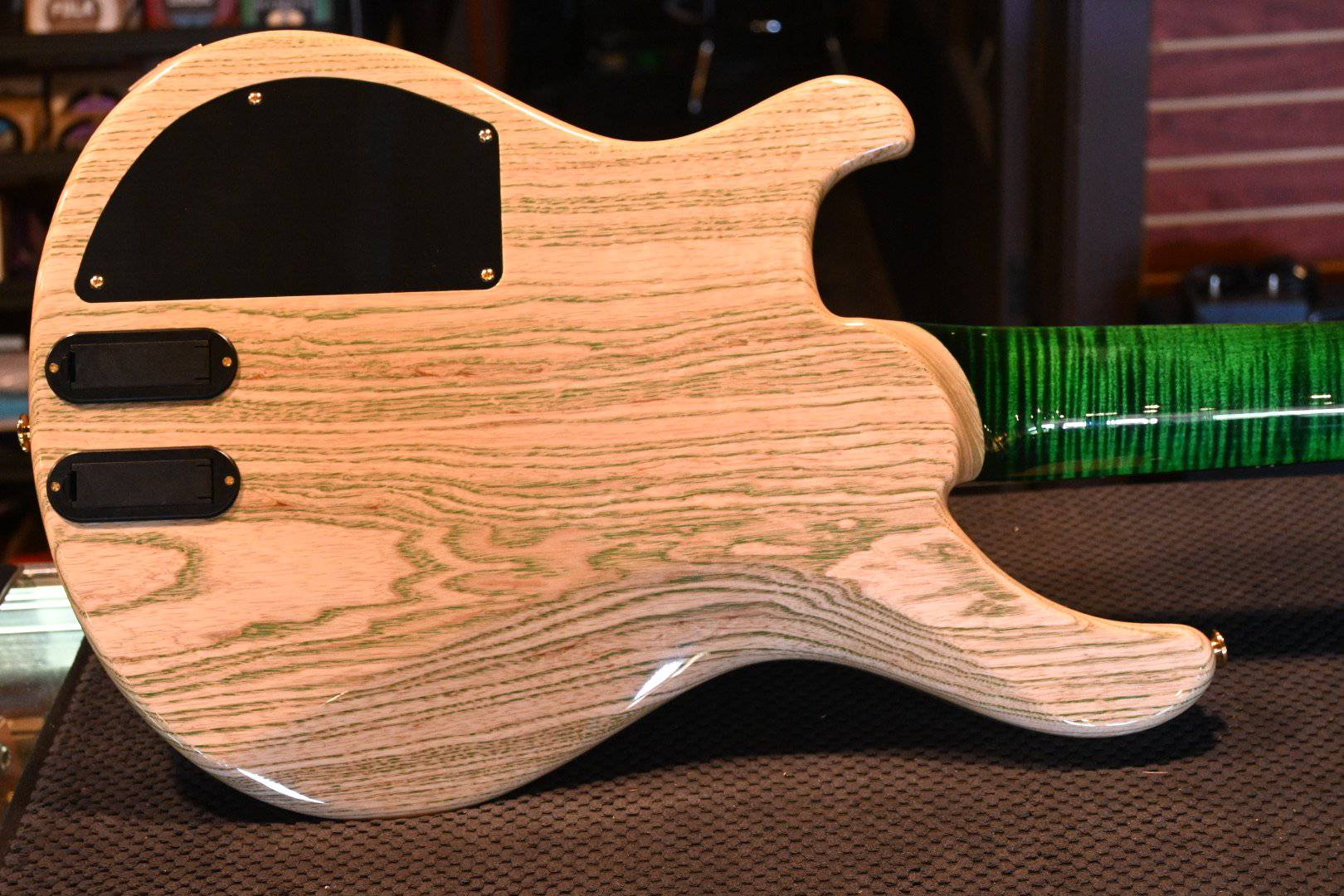 PRS Paul Reed Smith Private Stock Grainger 5 - Malachite Top/Natural Back with Grainfill #8426 - Danville Music